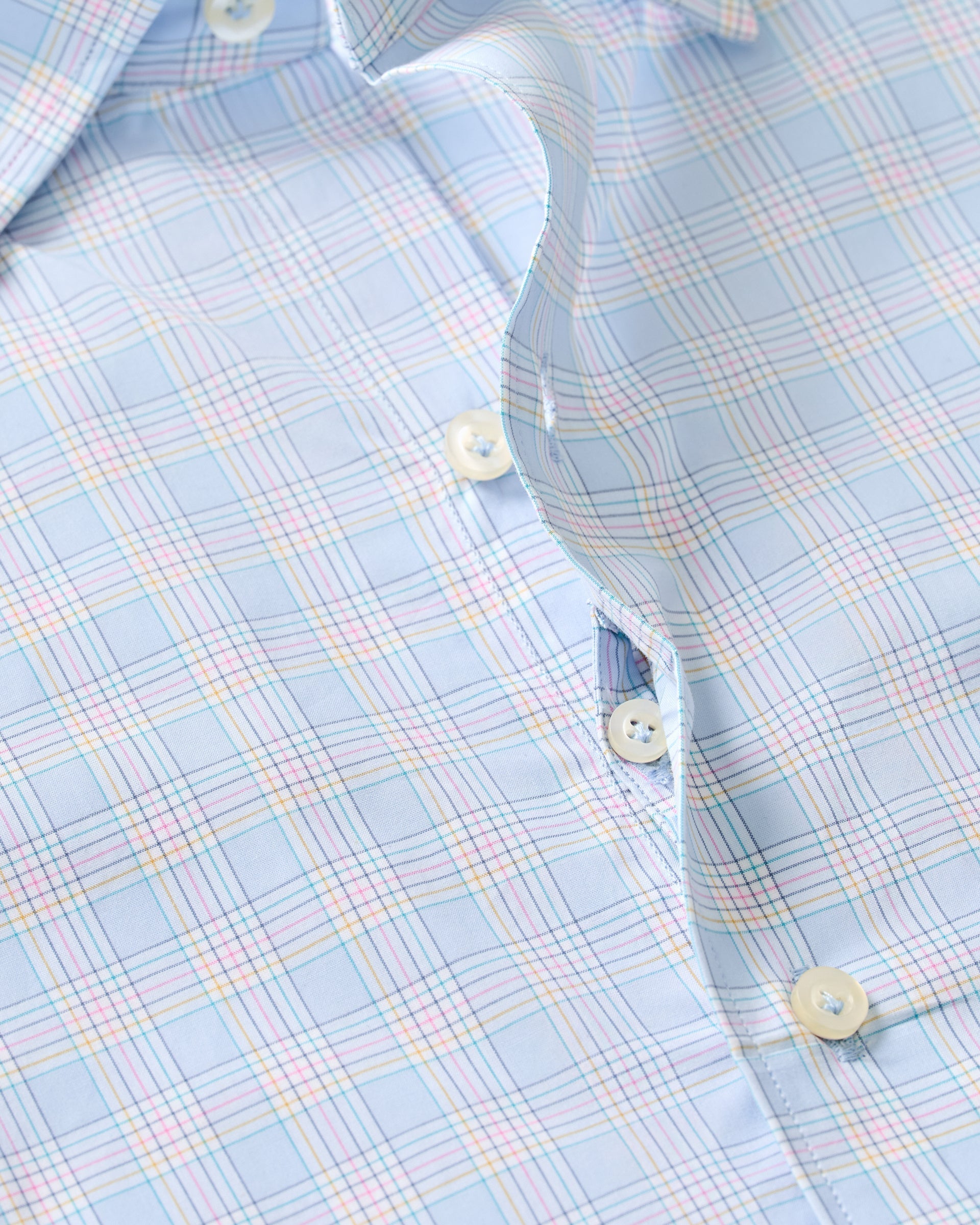 Johnnie-O Cotton Button Down Shirt - Chadwick Pin Pane, Maliblu