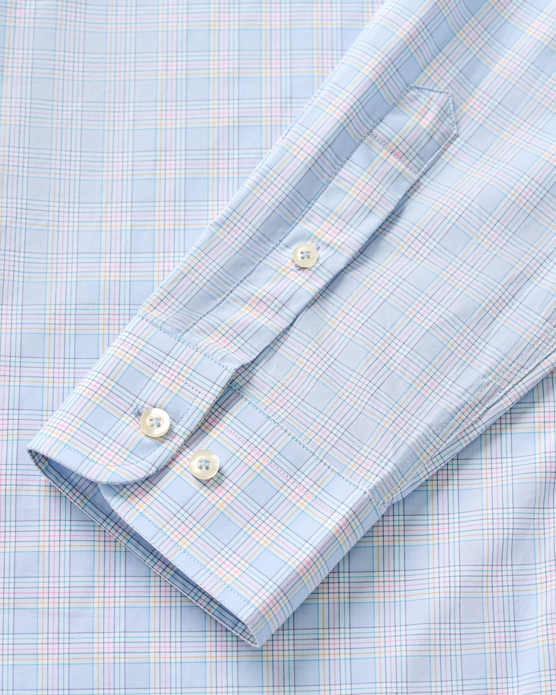 Johnnie-O Cotton Button Down Shirt - Chadwick Pin Pane, Maliblu