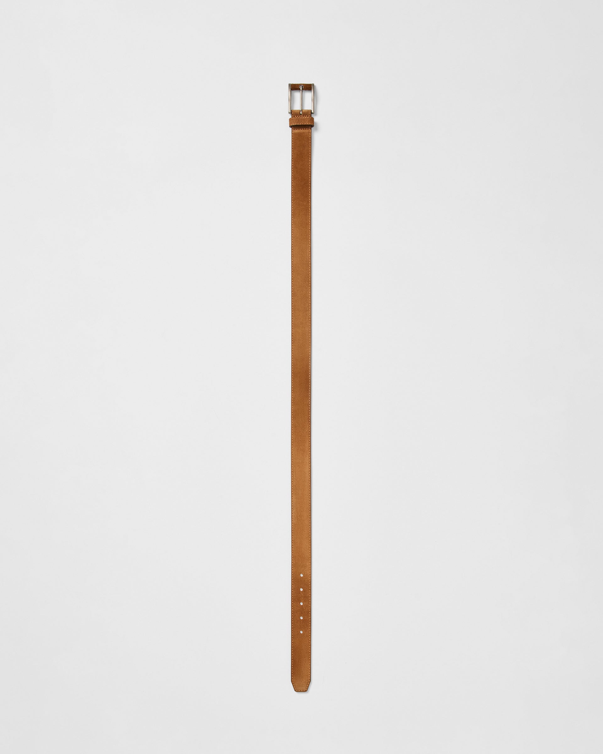 Johnnie-O Suede Belt, Whiskey