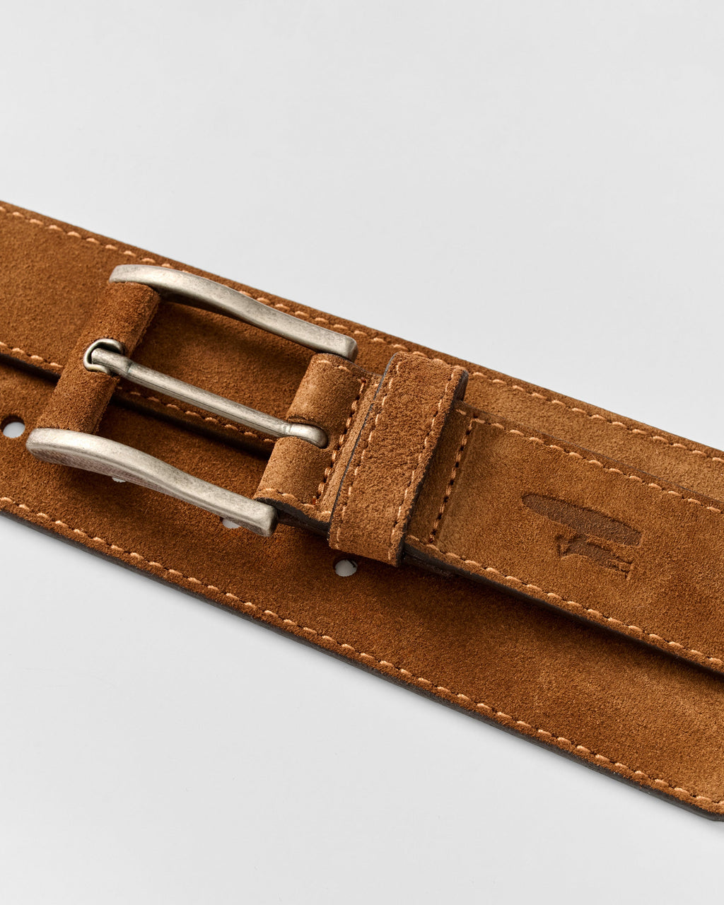 Johnnie-O Suede Belt, Whiskey
