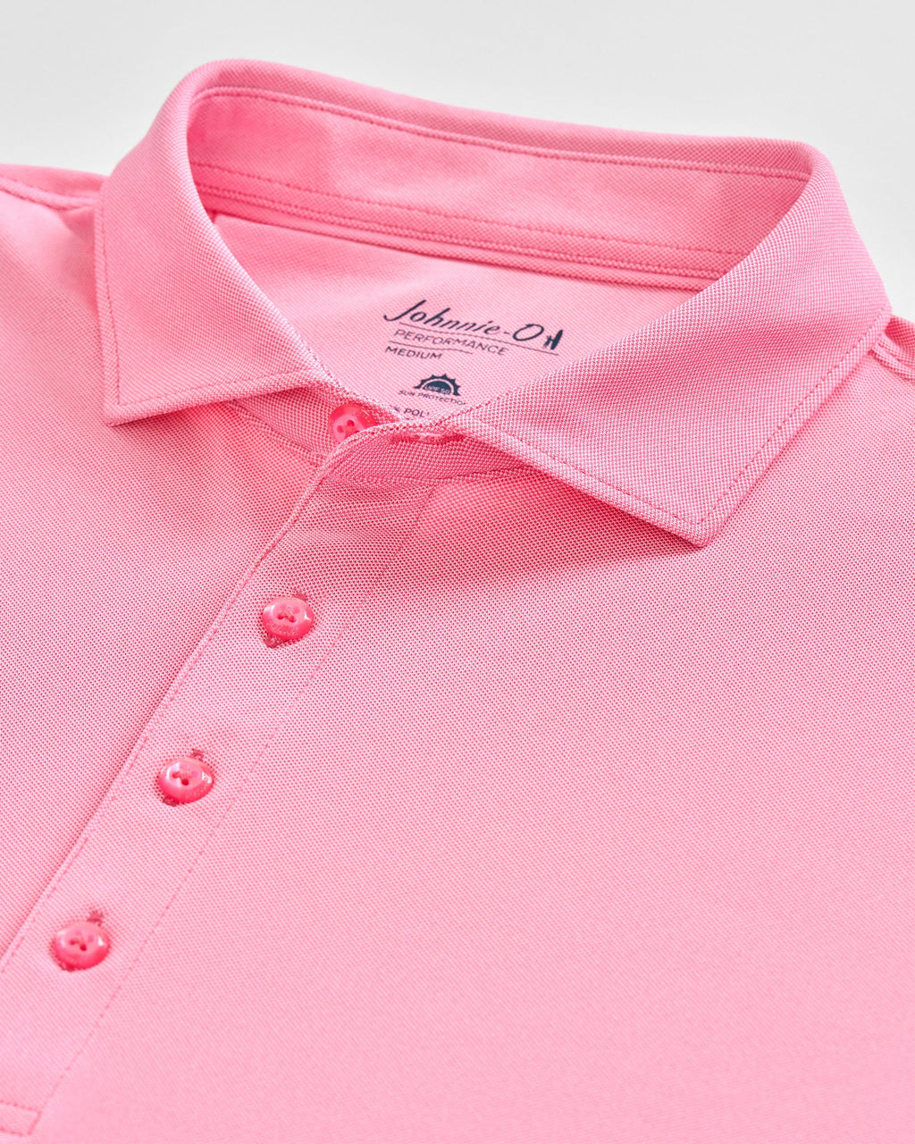 Johnnie-O Performance Mesh Polo - Solid, Punch