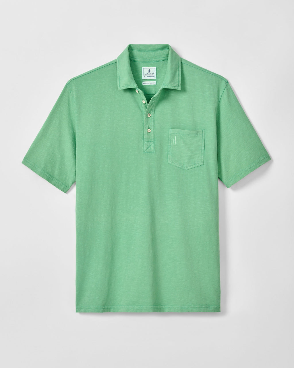 Johnnie-O Original 4-Button Polo - Coastal Wash, Honeydew