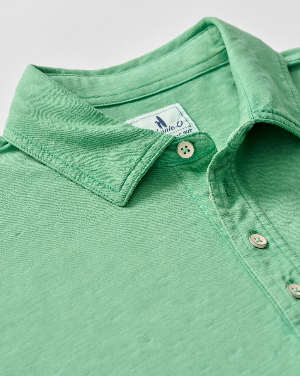 Johnnie-O Original 4-Button Polo - Coastal Wash, Honeydew