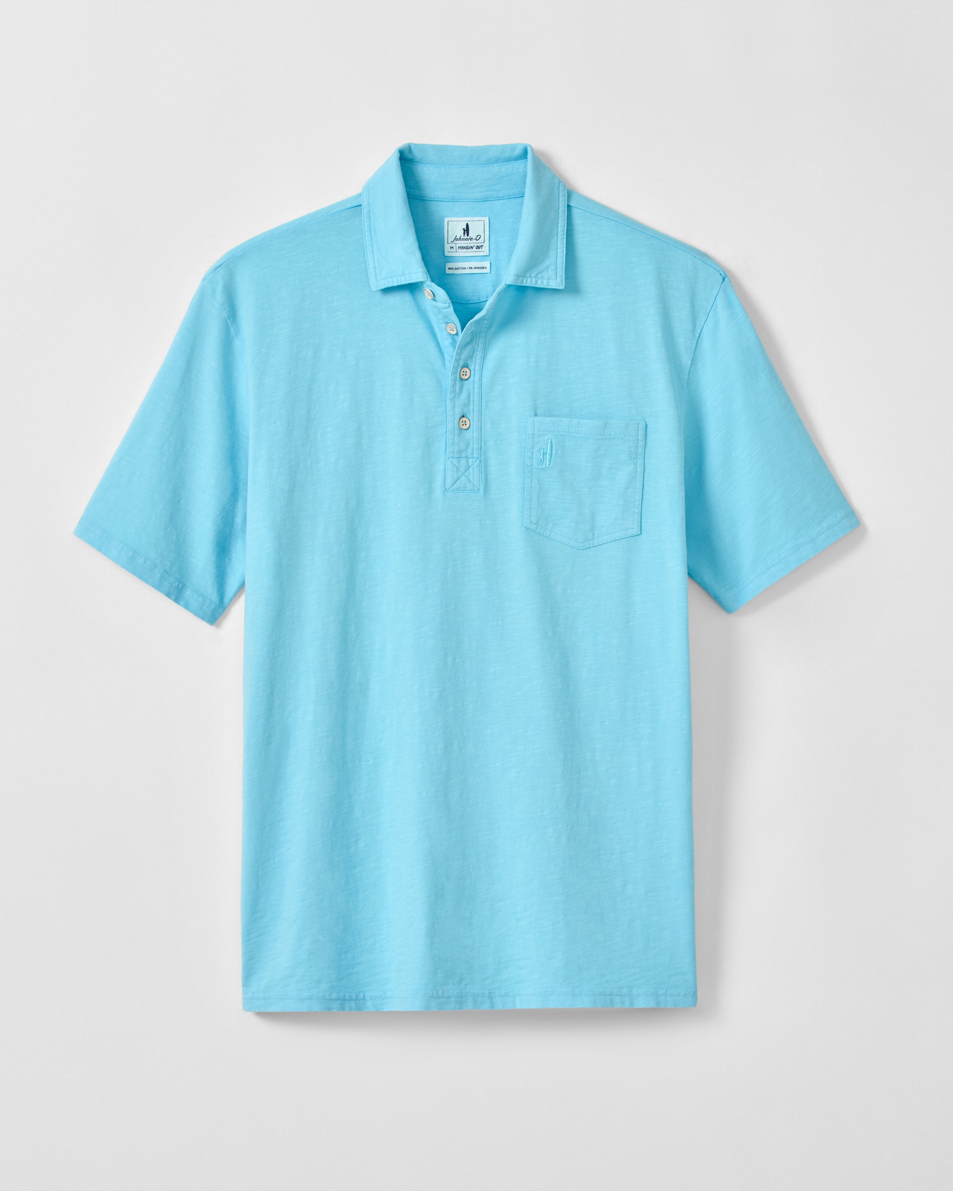 Johnnie-O Original 4-Button Polo - Coastal Wash, Topaz