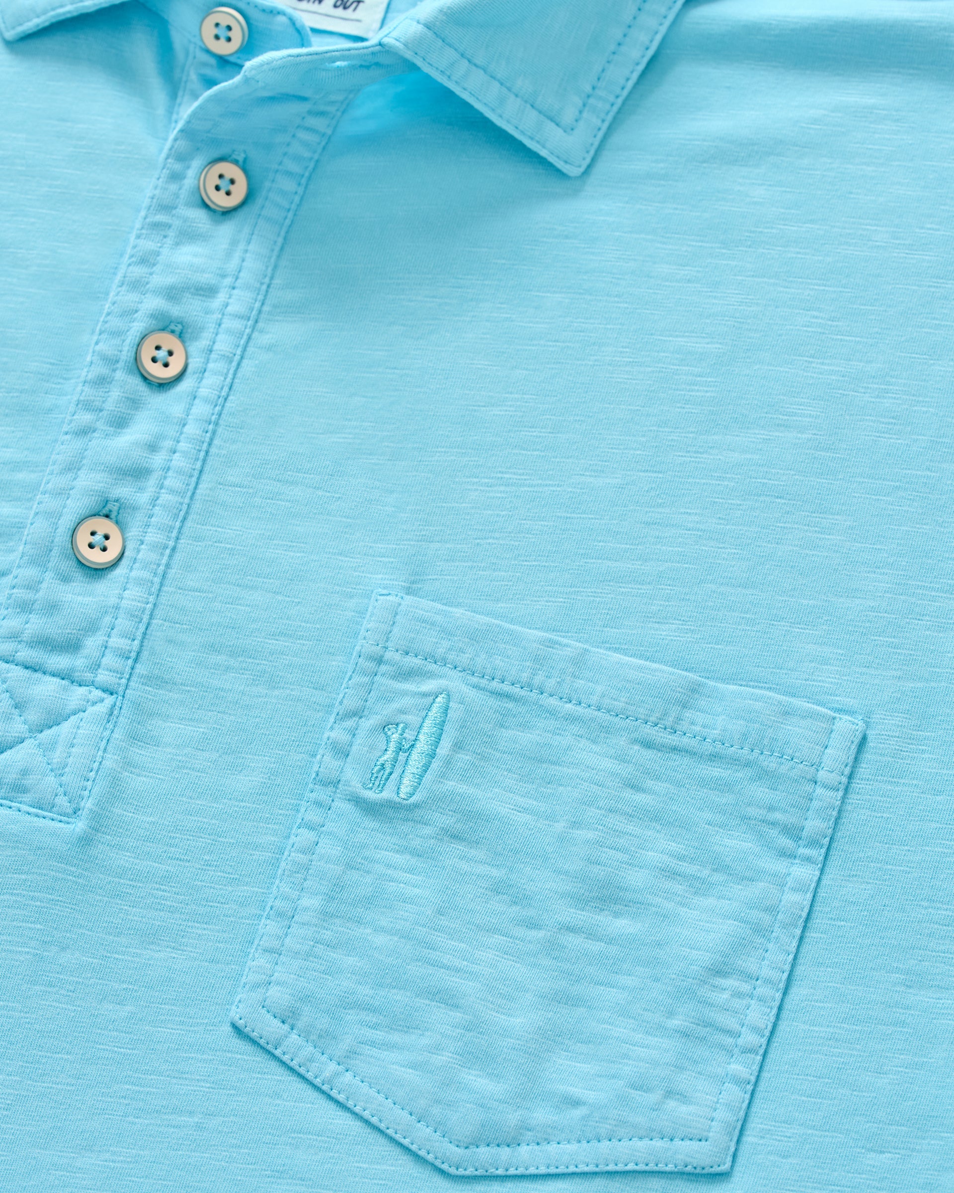 Johnnie-O Original 4-Button Polo - Coastal Wash, Topaz
