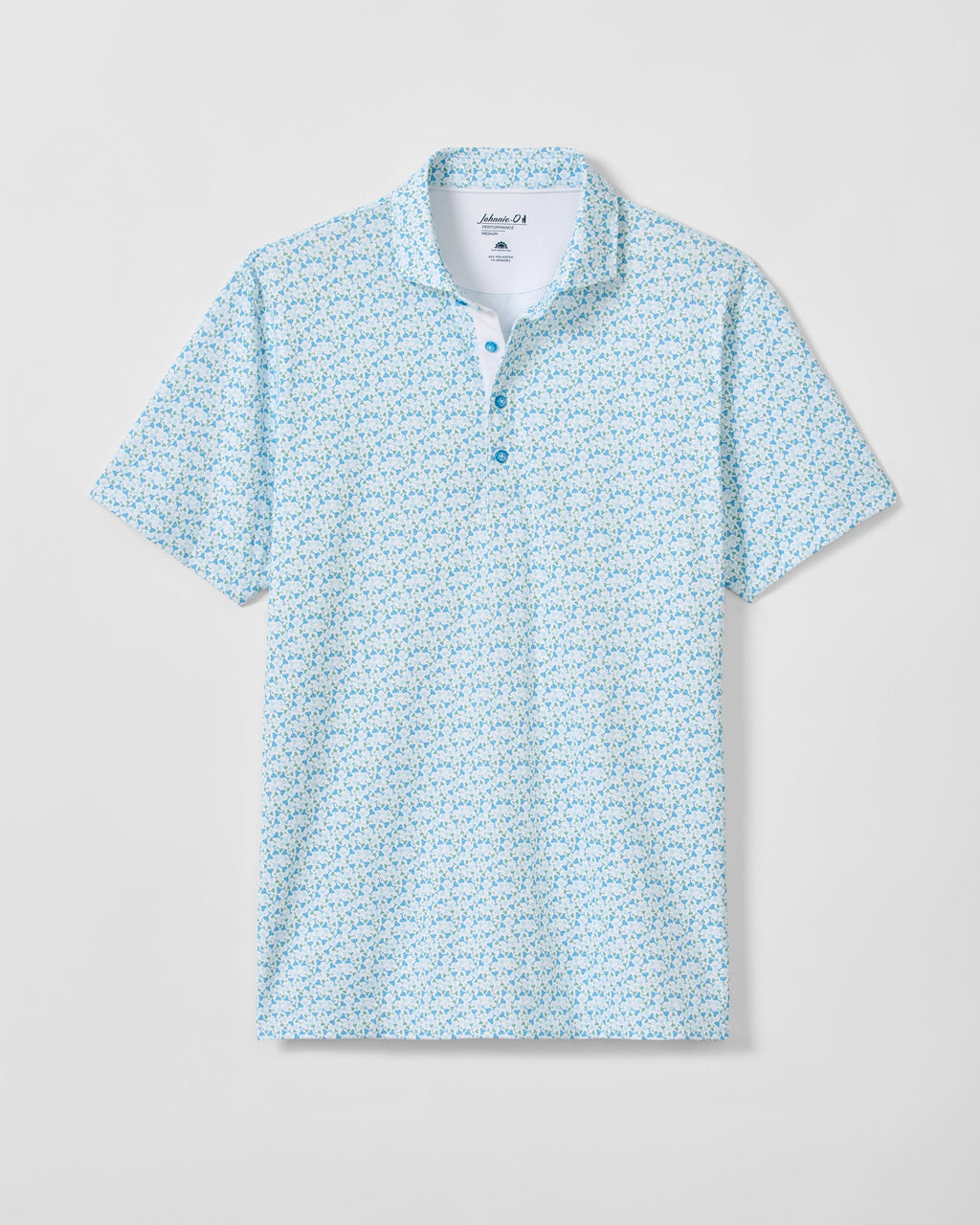 Johnnie-O Performance Mesh Polo - Cocktail Time, Dolphin