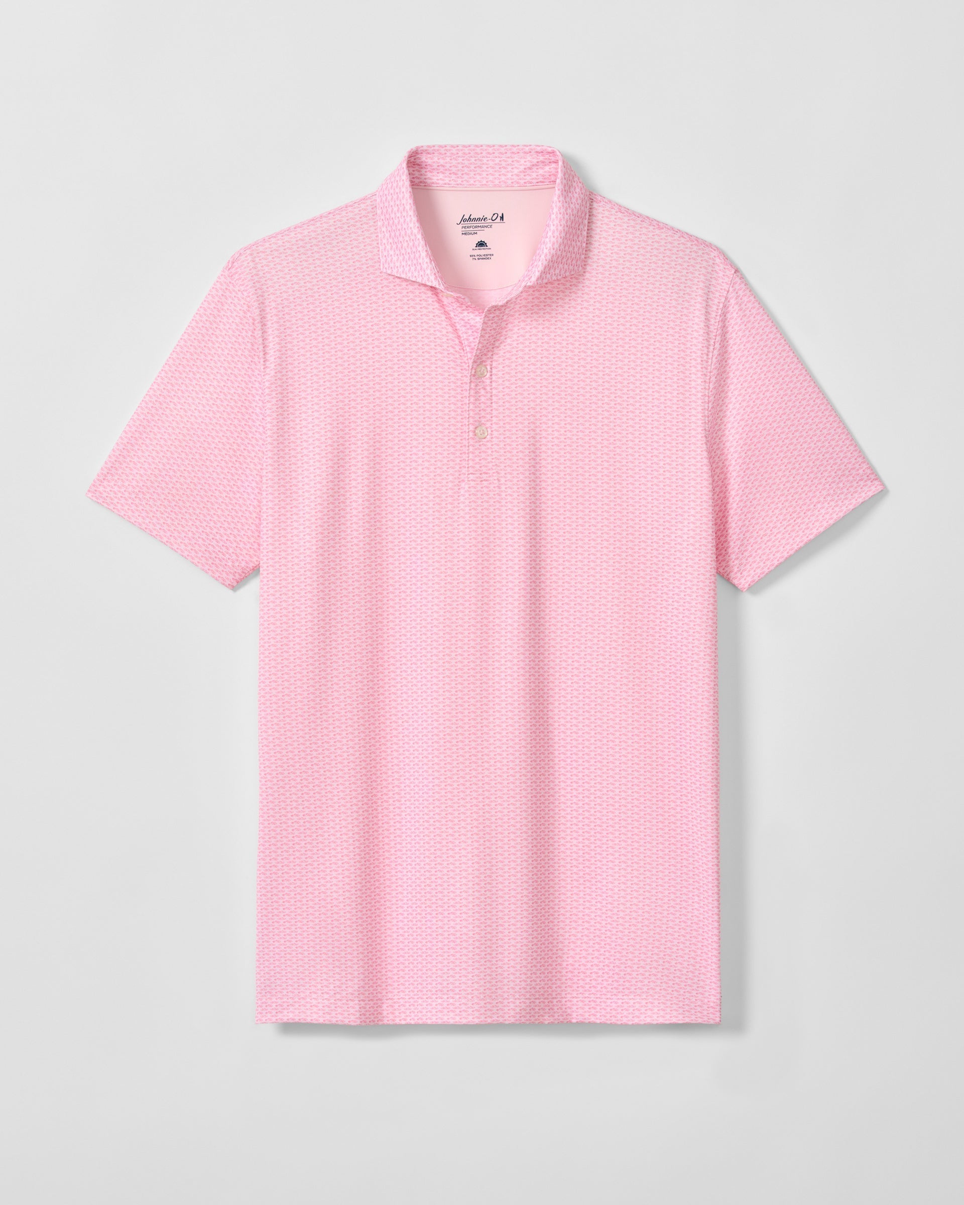 Johnnie-O Performance Jersey Polo - Coupe, Lollipop