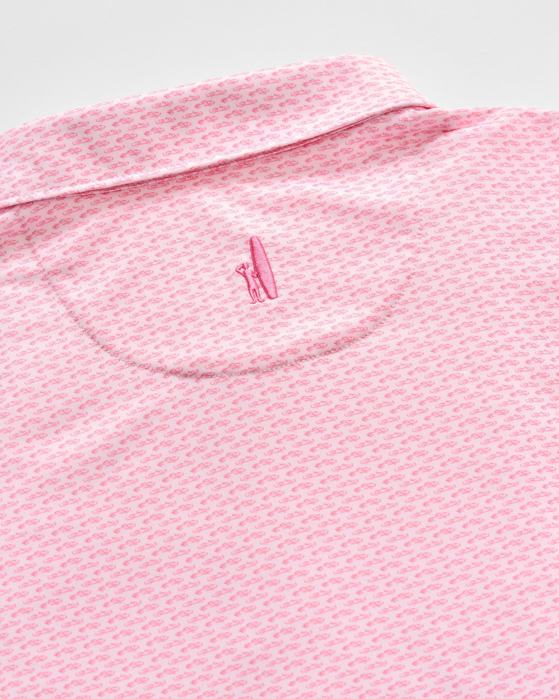 Johnnie-O Performance Jersey Polo - Coupe, Lollipop