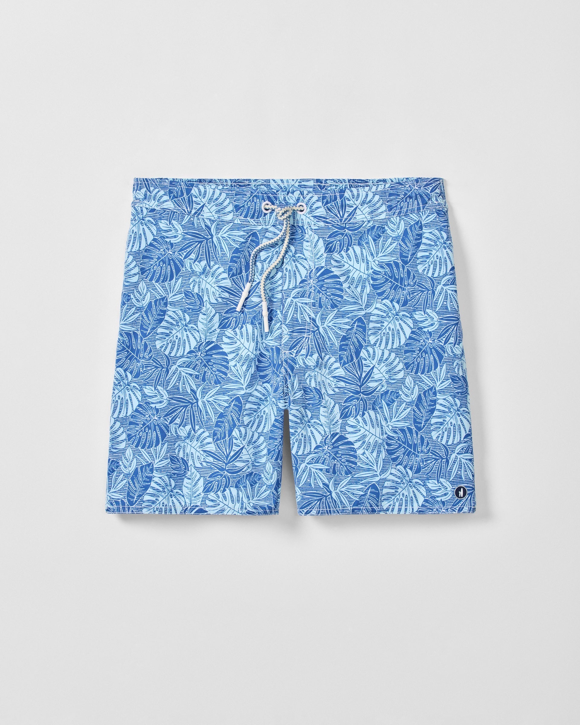 Johnnie-O Half Elastic 7" Swim Trunks, Curacao