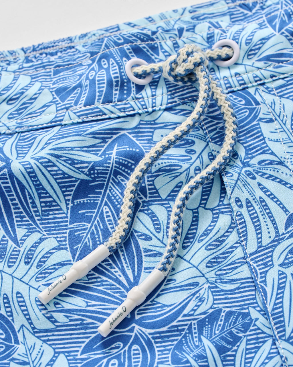 Johnnie-O Half Elastic 7" Swim Trunks, Curacao