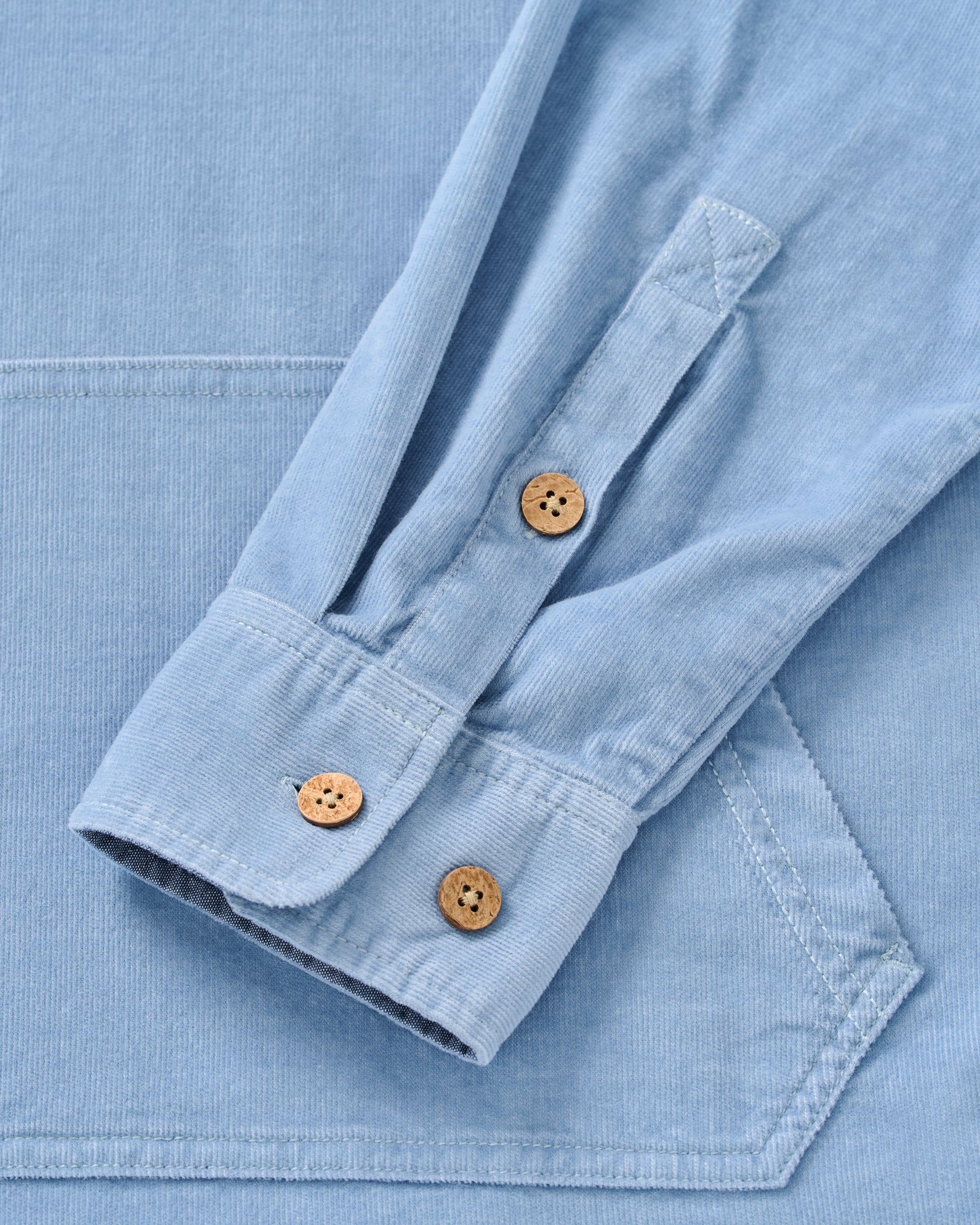 Johnnie-O Dorn Washed Corduroy Hoodie, Maliblu