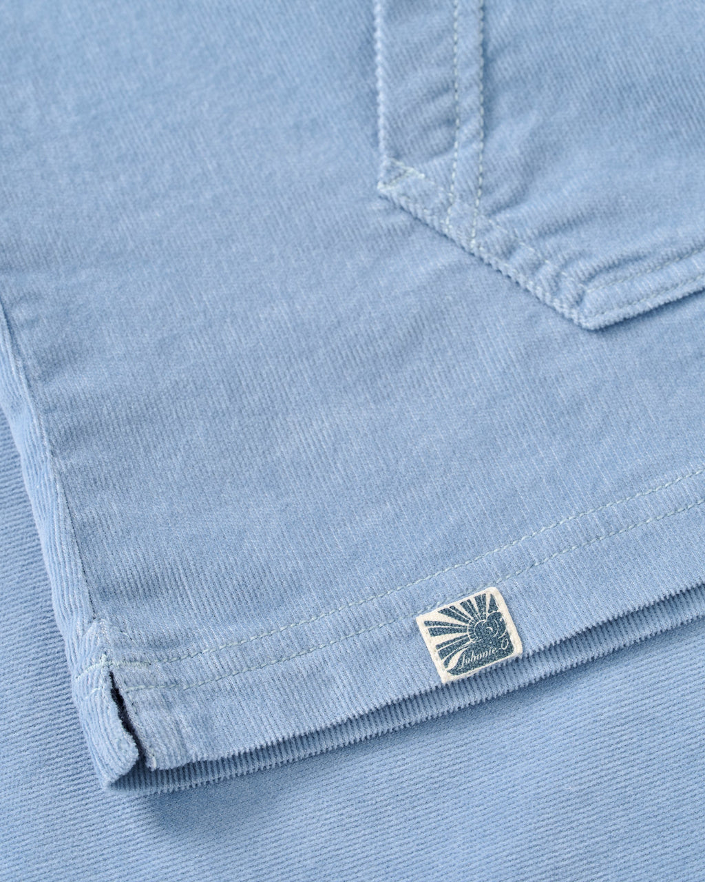 Johnnie-O Dorn Washed Corduroy Hoodie, Maliblu