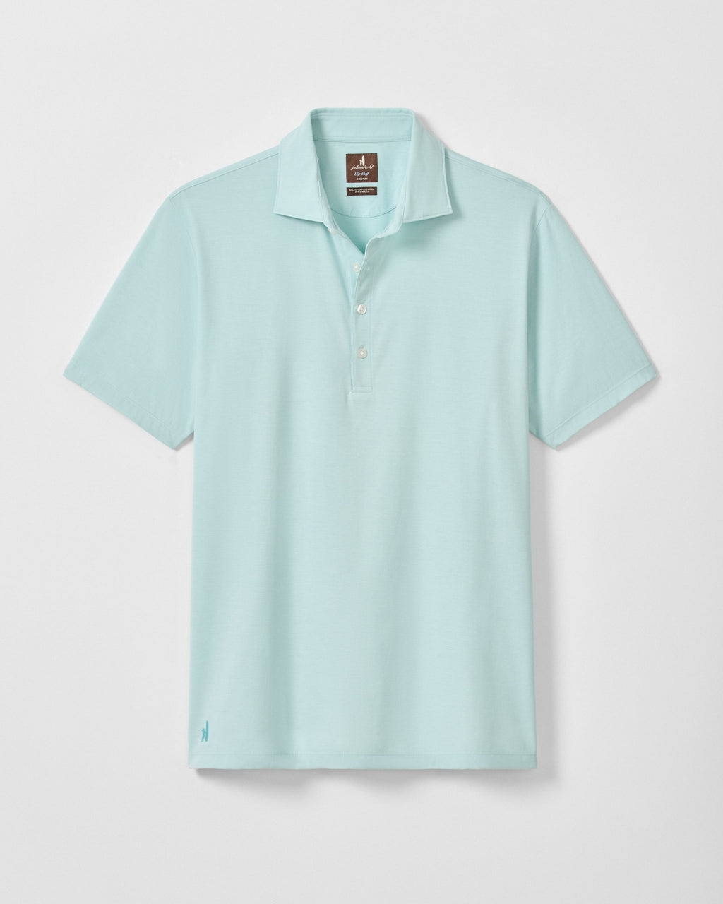 Johnnie-O Fine Pique Knit 4-Button Polo - Elba Solid, Blue Crush