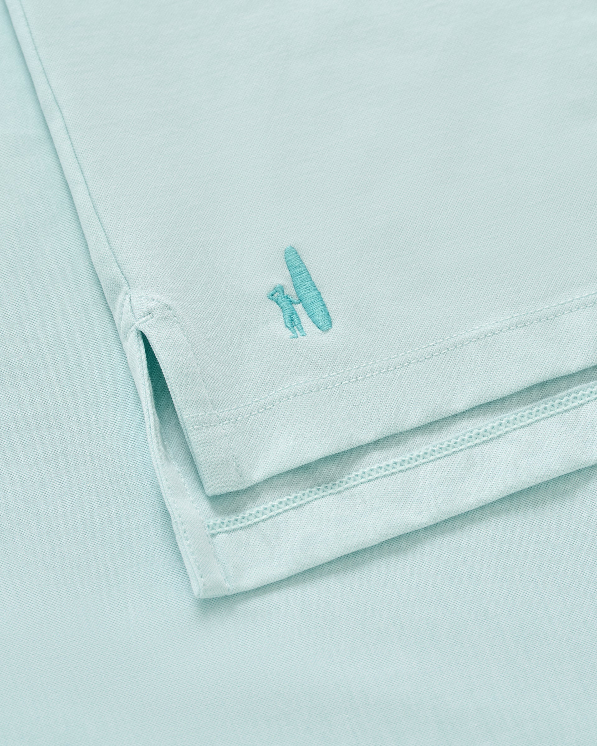 Johnnie-O Fine Pique Knit 4-Button Polo - Elba Solid, Blue Crush
