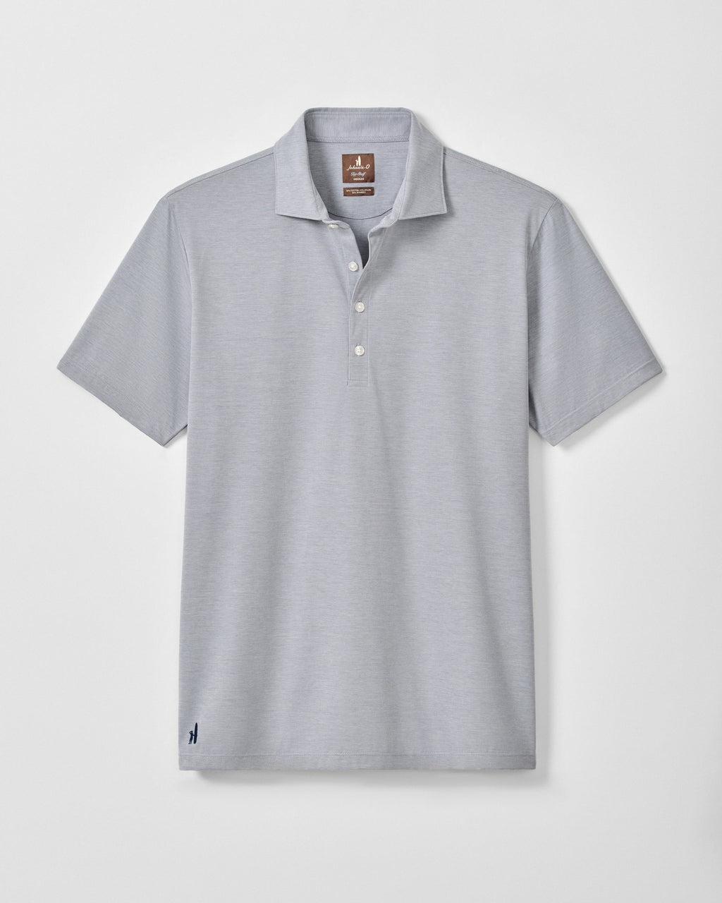 Johnnie-O Fine Pique Knit 4-Button Polo - Elba Solid, Midnight
