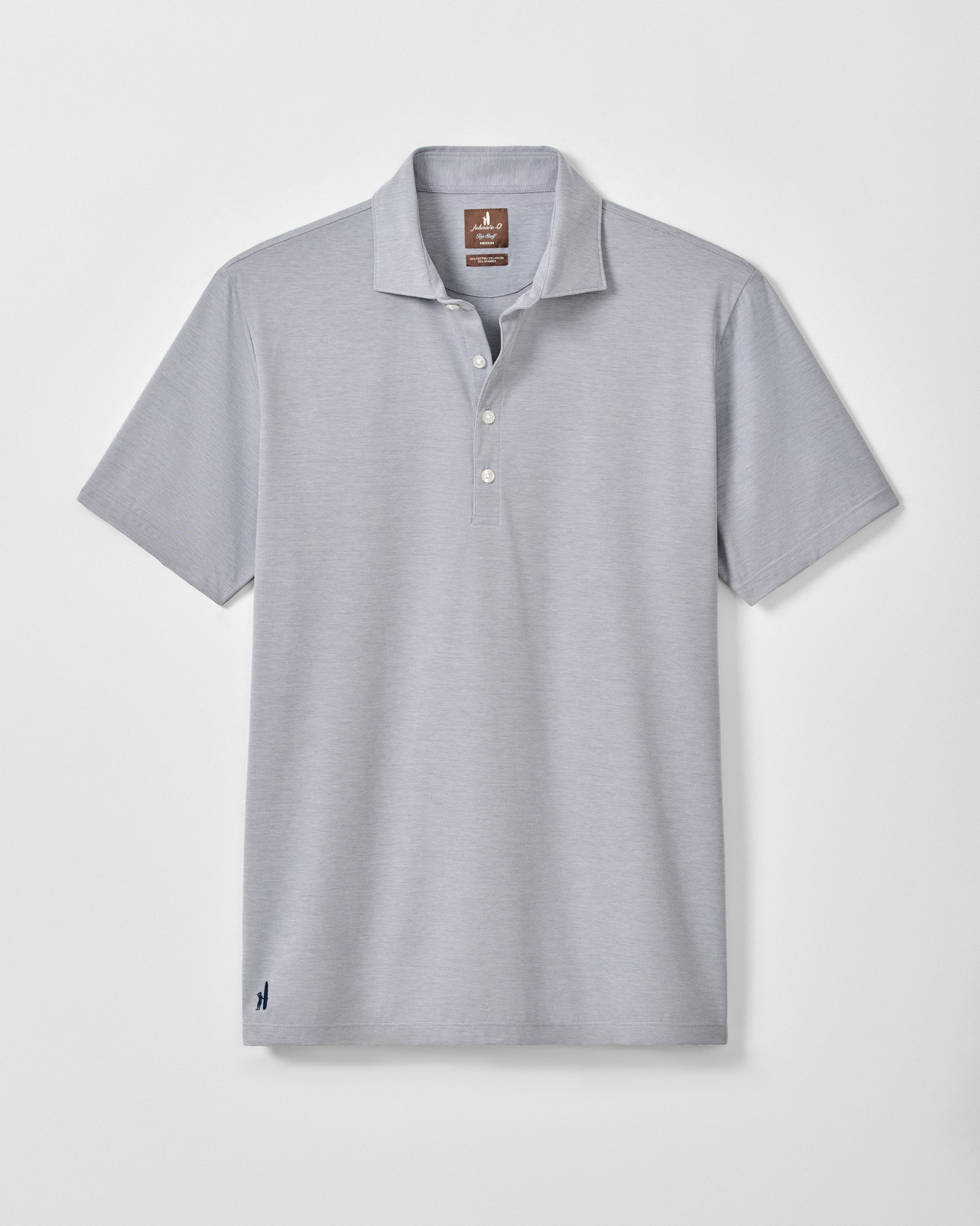 Johnnie-O Fine Pique Knit 4-Button Polo - Elba Solid, Midnight