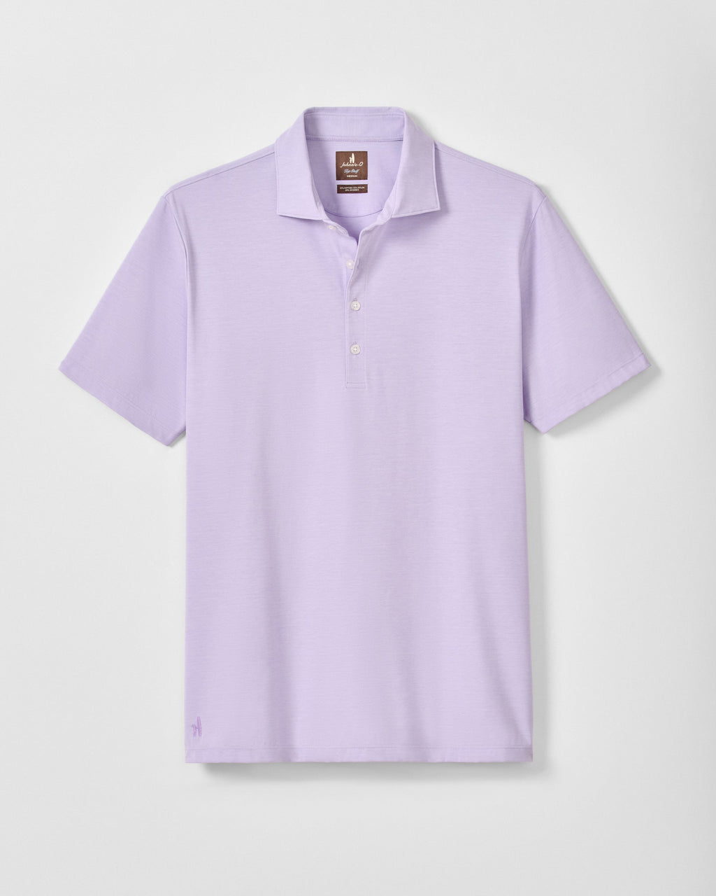 Johnnie-O Fine Pique Knit 4-Button Polo - Elba Solid, Wisteria