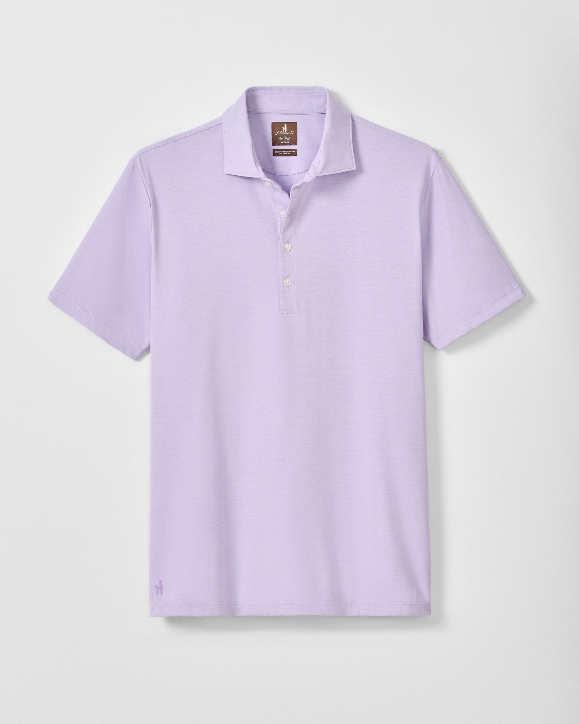 Johnnie-O Fine Pique Knit 4-Button Polo - Elba Solid, Wisteria