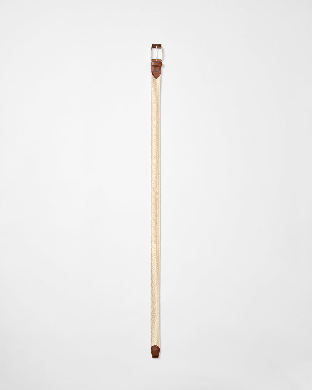 Johnnie-O Farley Waxed Cotton Stretch Belt, Linen