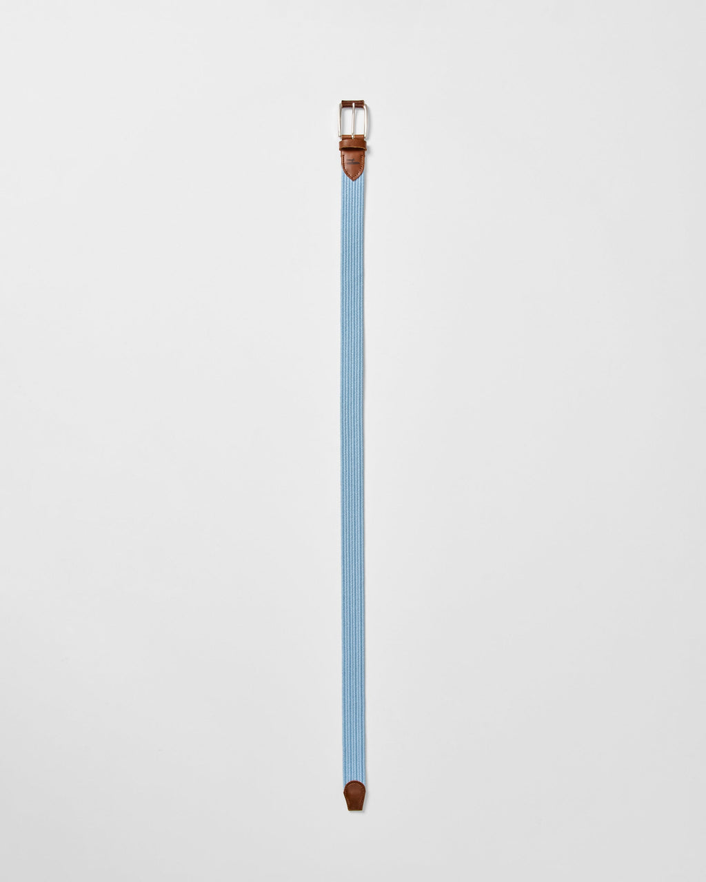 Johnnie-O Farley Waxed Cotton Stretch Belt, Maliblu