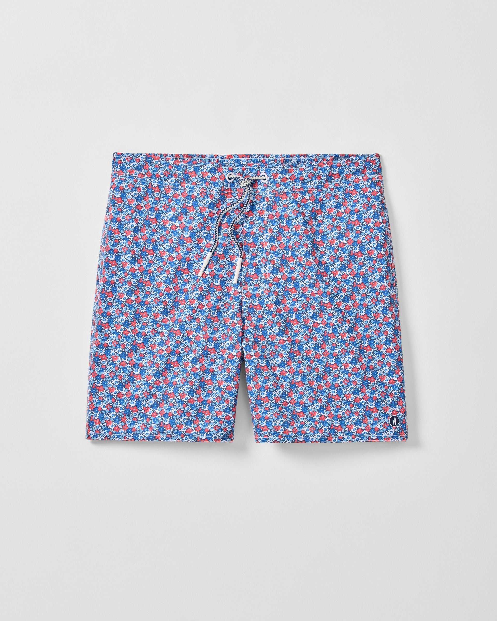 Johnnie-O Half Elastic 7" Swim Trunks, Freesia