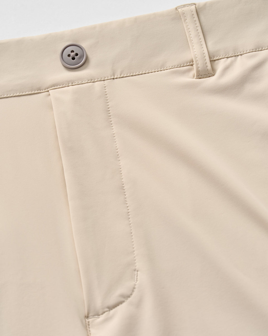 Johnnie-O Fusion Knit Performance Pull-On Short - 7", Stone