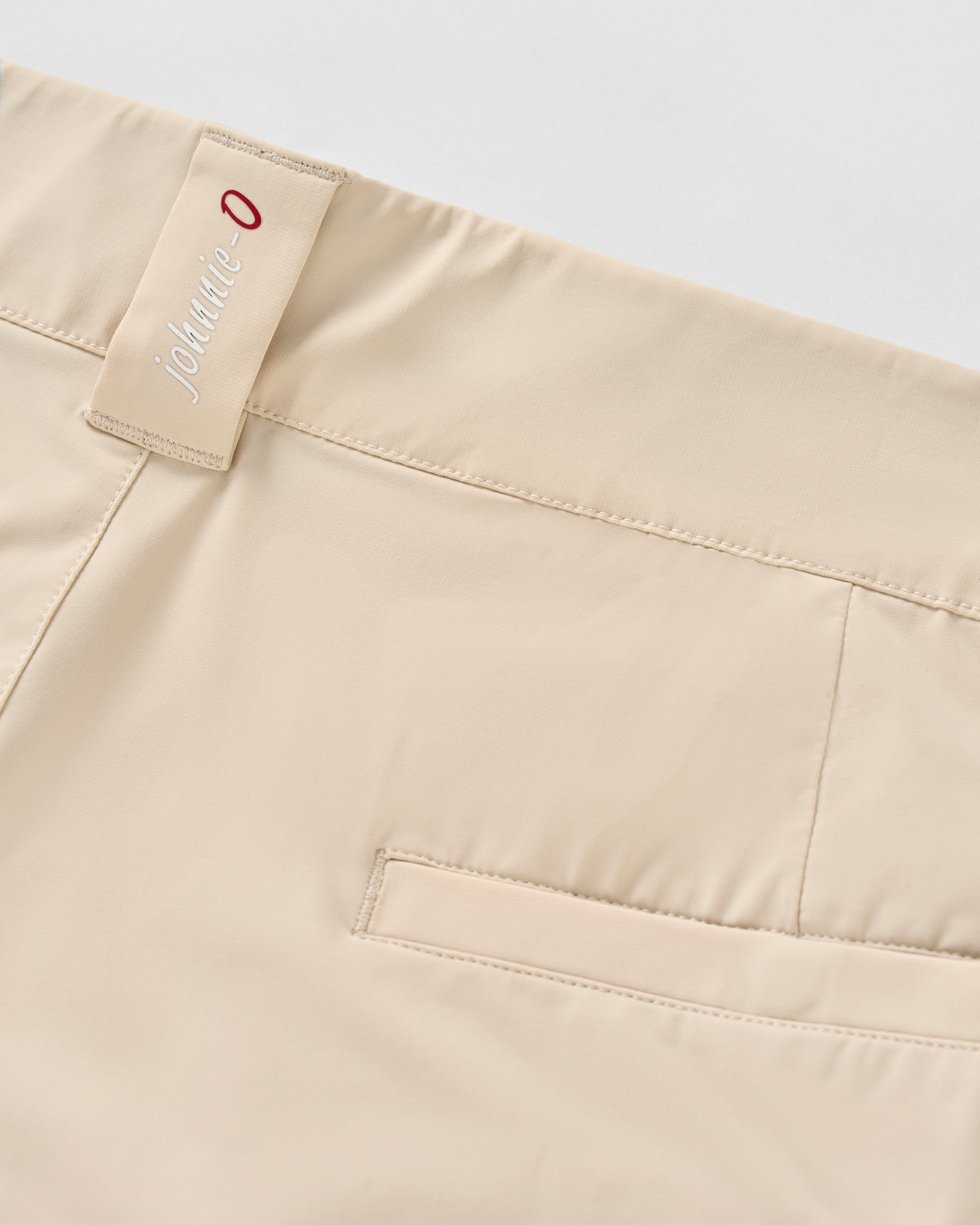 Johnnie-O Fusion Knit Performance Pull-On Short - 7", Stone