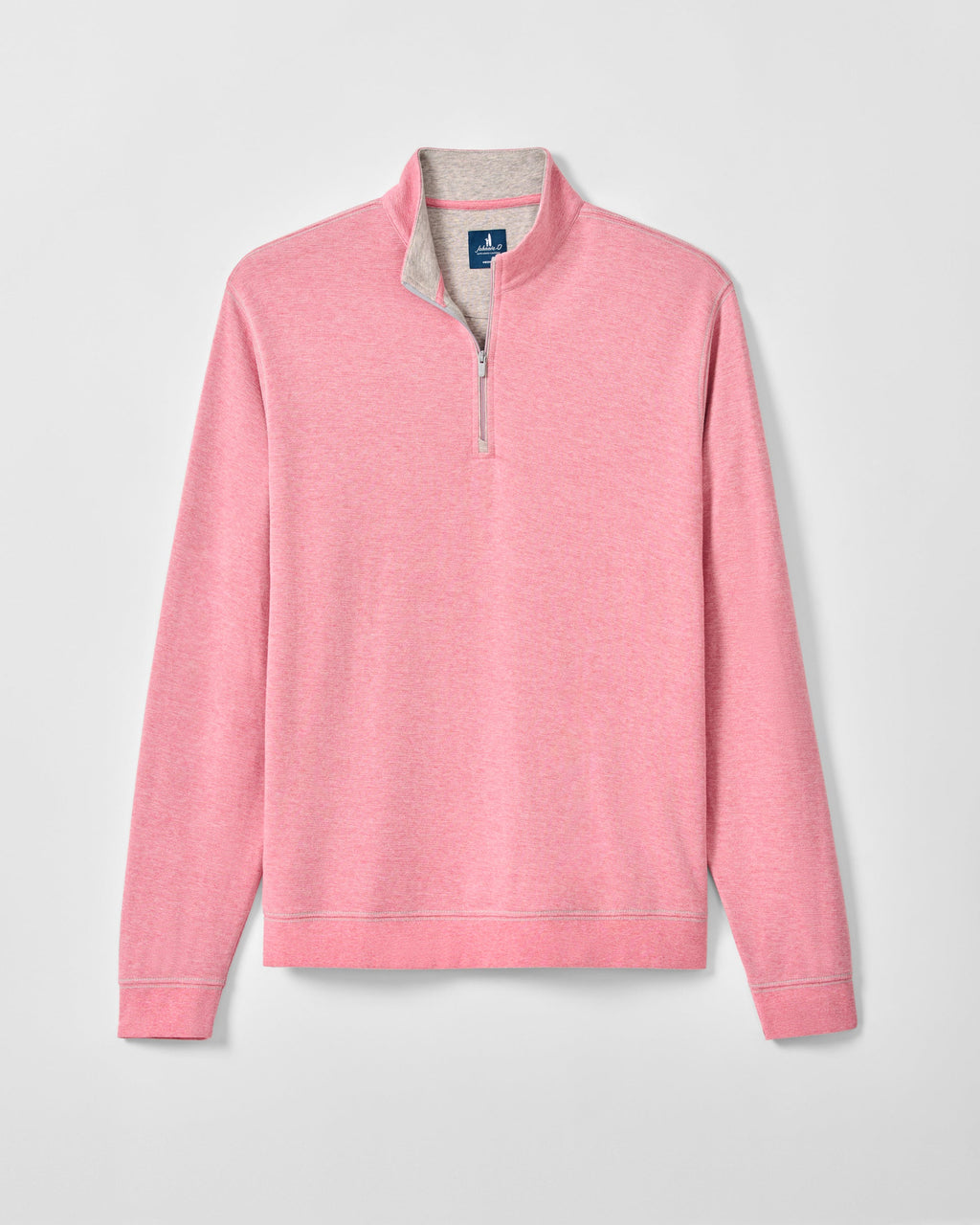 Johnnie-O Hanks Lightweight Textured 1/4 Zip Pullover, Berry