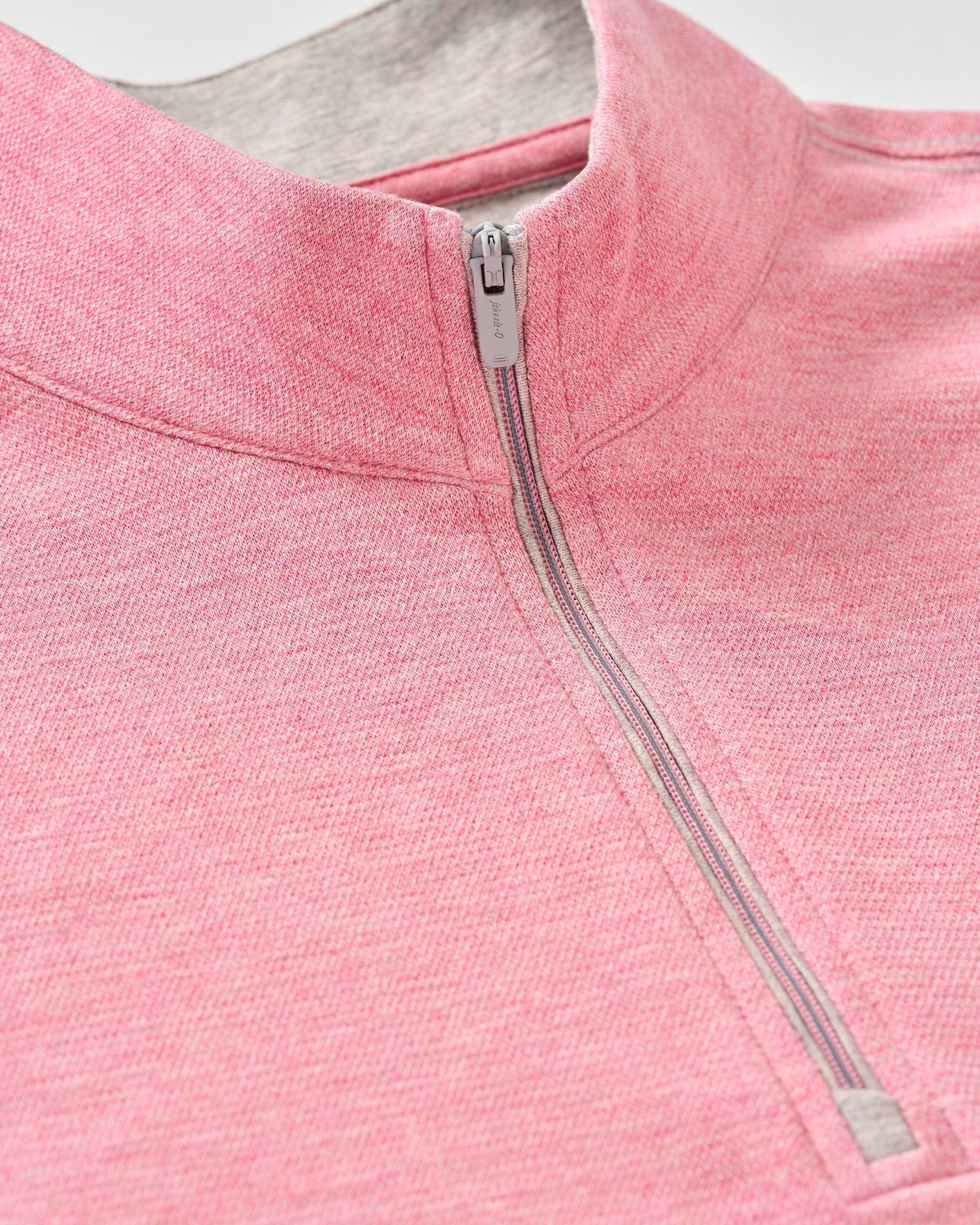 Johnnie-O Hanks Lightweight Textured 1/4 Zip Pullover, Berry
