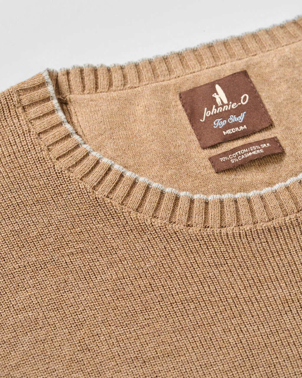 Johnnie-O Hatcher Crewneck Sweater, Alpaca