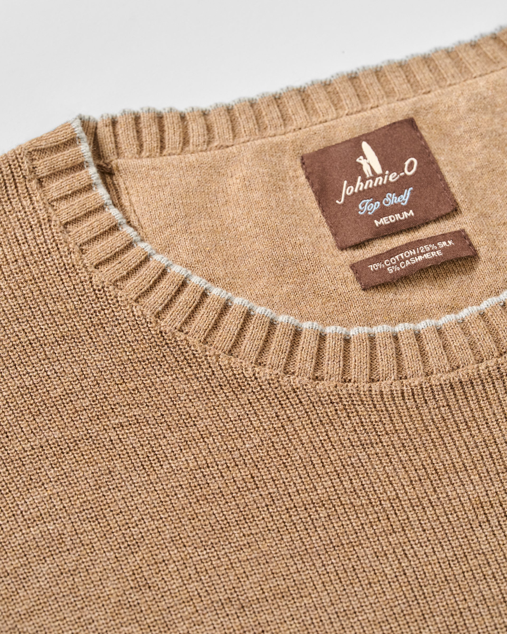 Johnnie-O Hatcher Crewneck Sweater, Alpaca