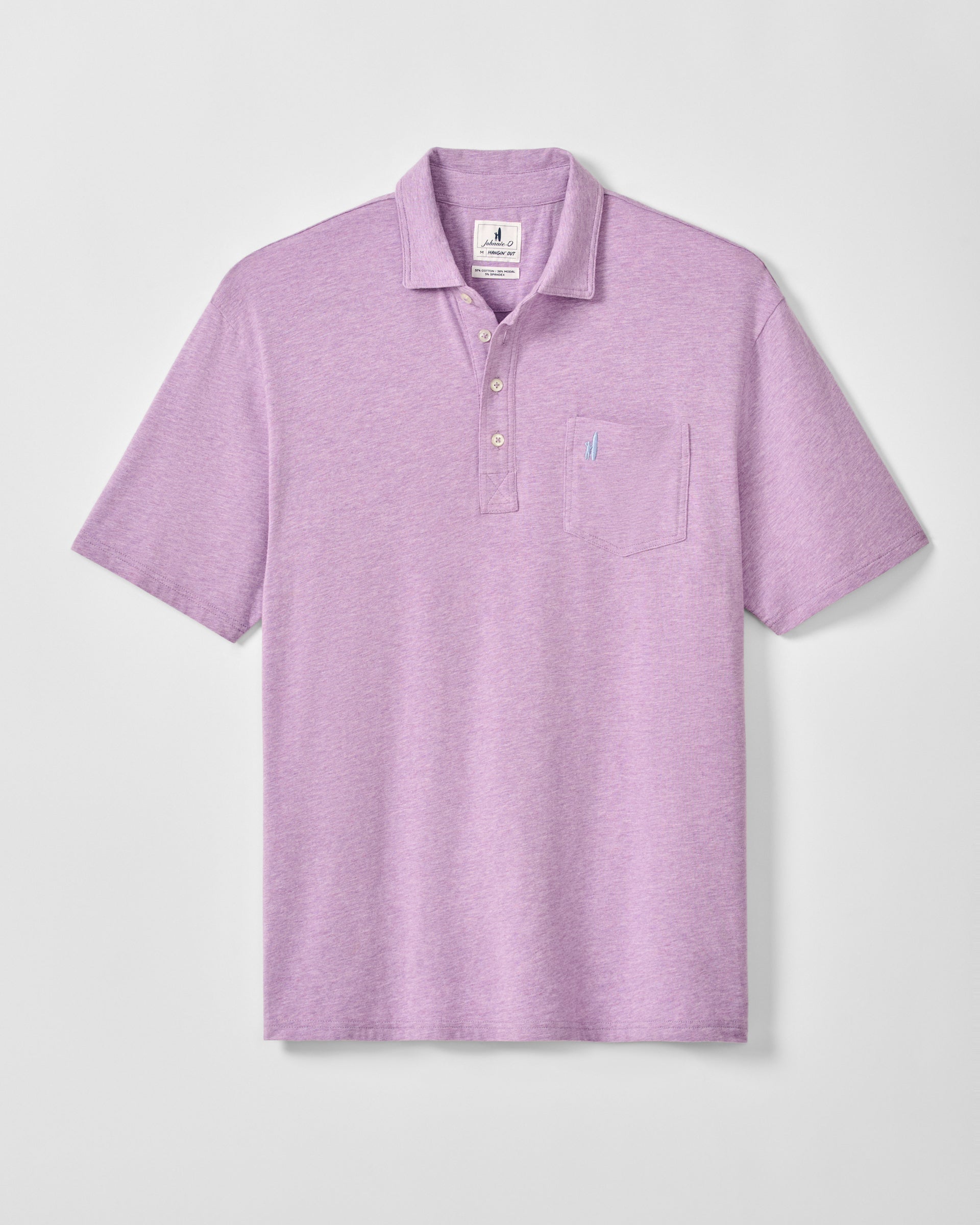 Johnnie-O Original 4-Button Polo - Heather Solid, Aviation