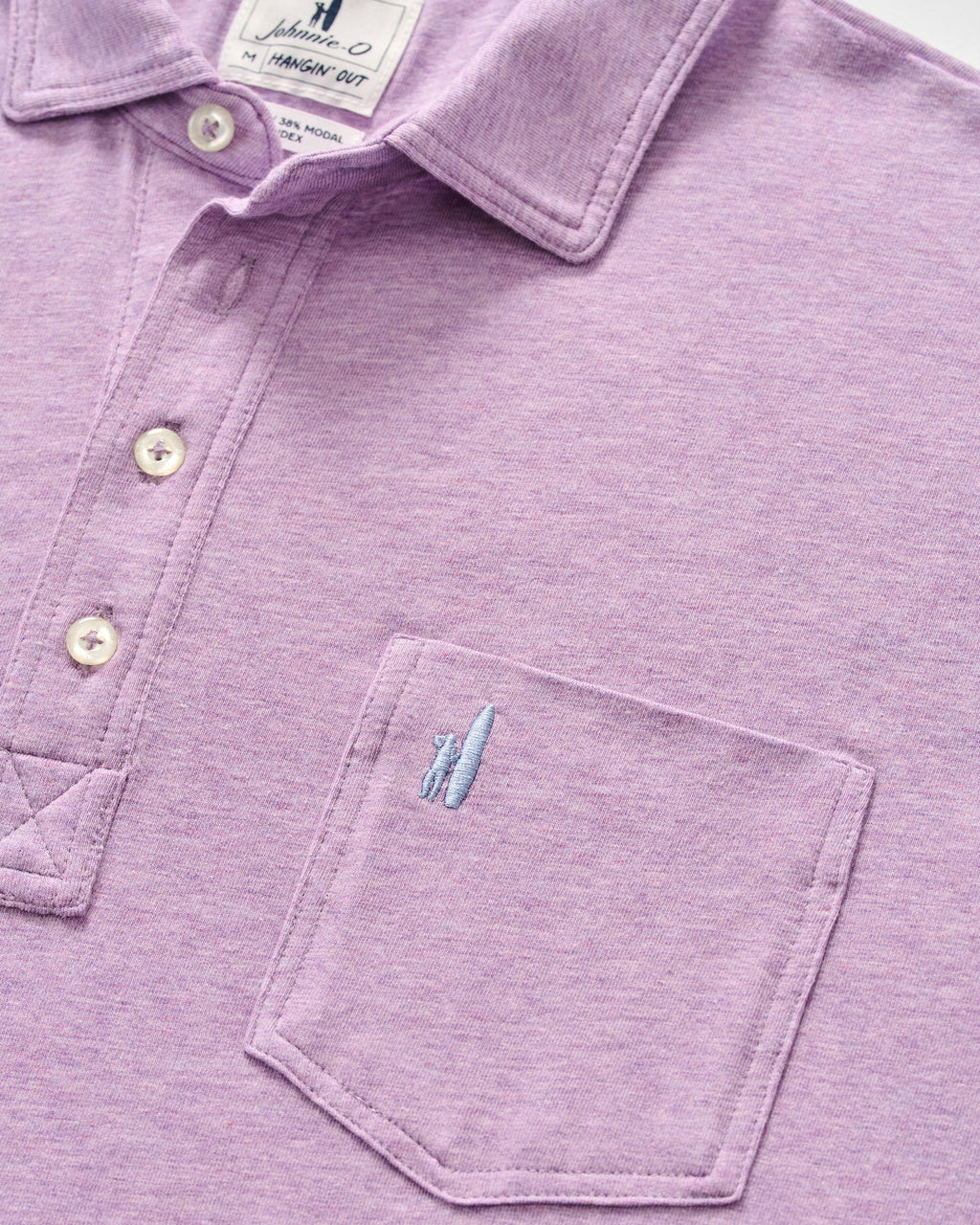 Johnnie-O Original 4-Button Polo - Heather Solid, Aviation