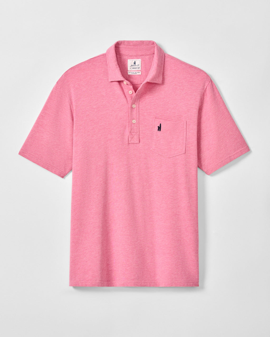 Johnnie-O Original 4-Button Polo - Heather Solid, Rosewater