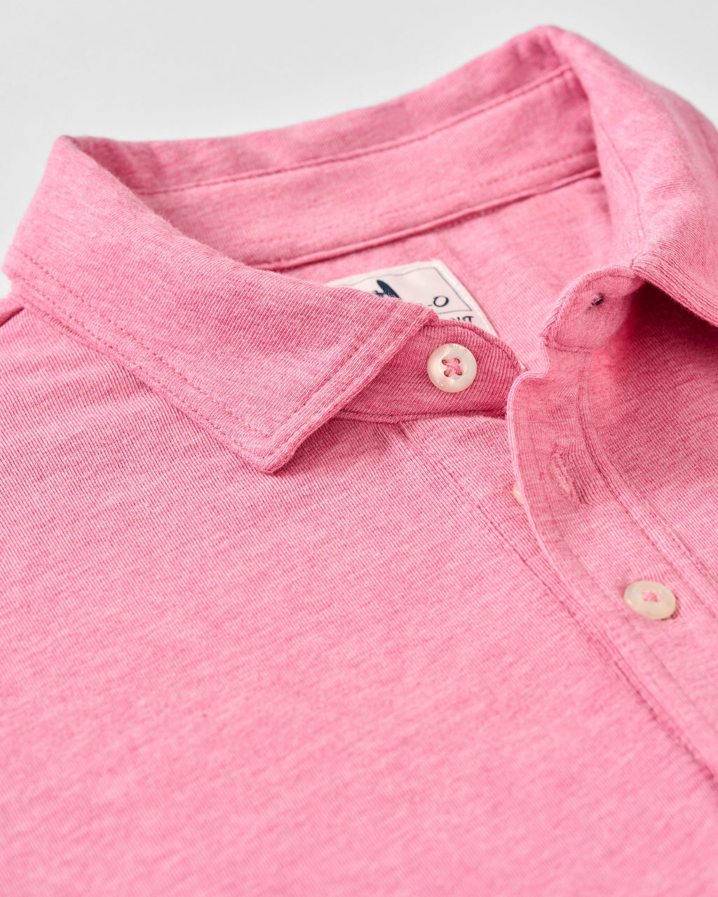 Johnnie-O Original 4-Button Polo - Heather Solid, Rosewater