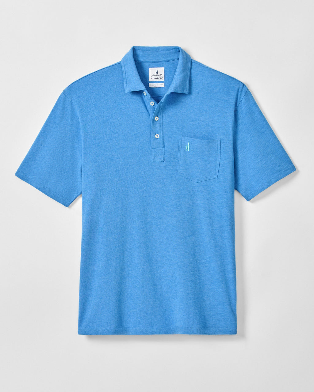 Johnnie-O Original 4-Button Polo - Heather Solid, Venice Blue