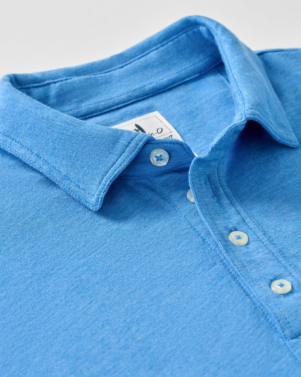 Johnnie-O Original 4-Button Polo - Heather Solid, Venice Blue