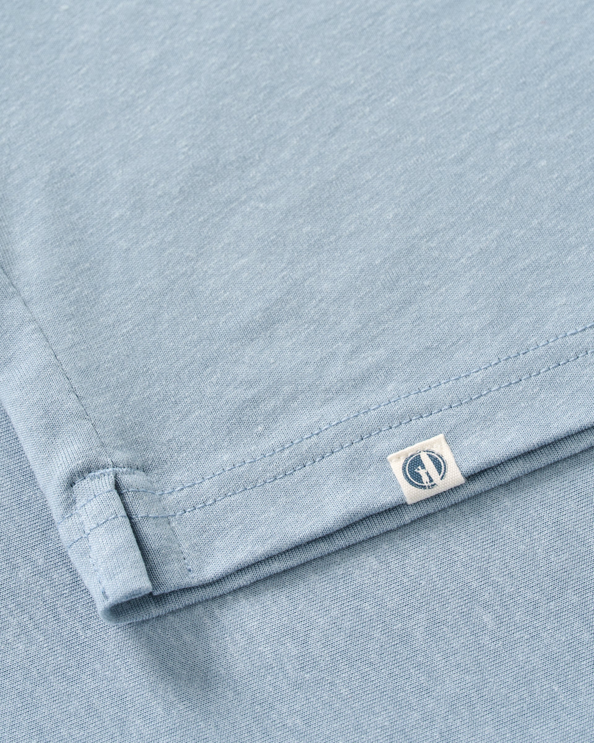 Johnnie-O Jase 2-Button Slub Hoodie, Maliblu