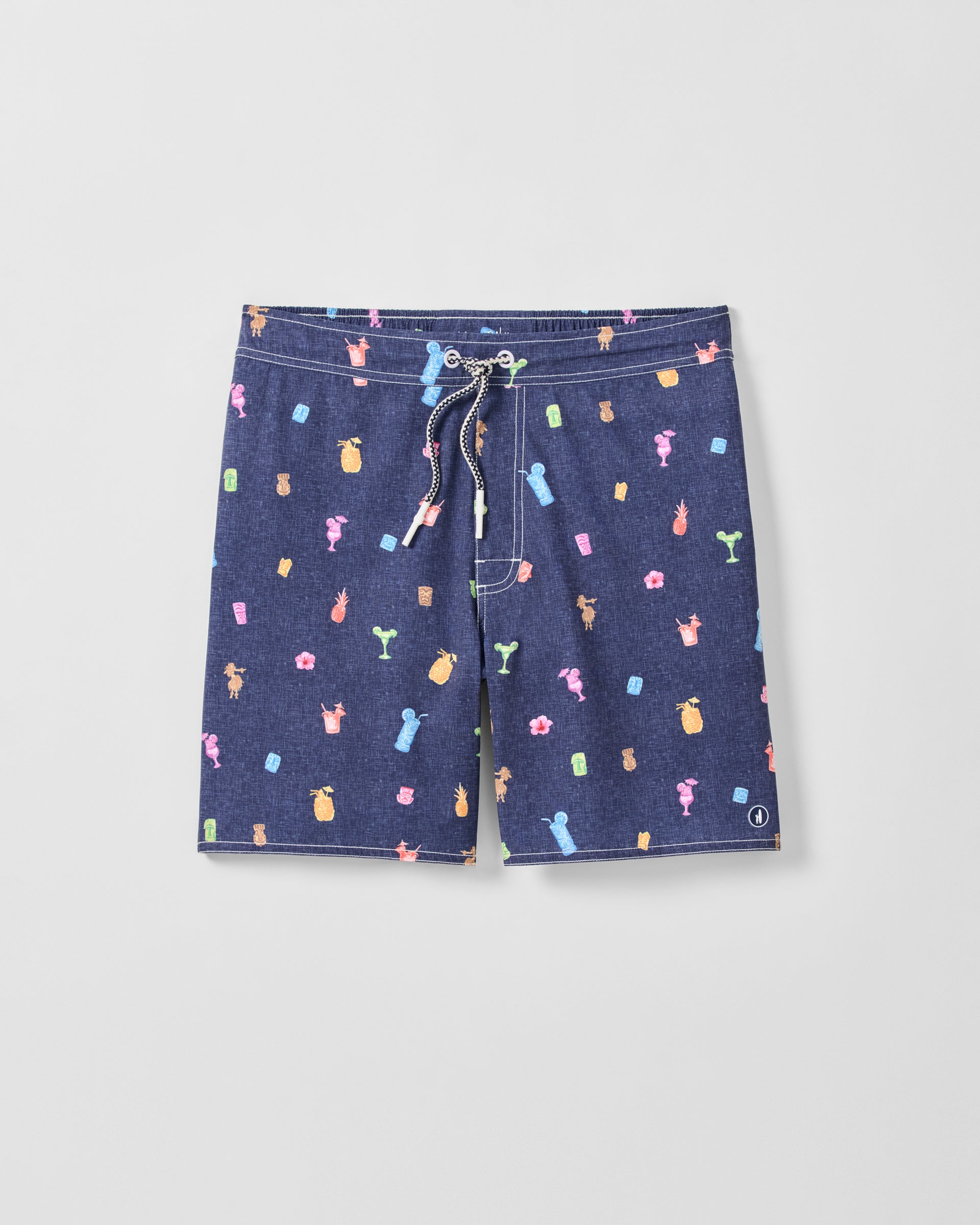 Johnnie-O Half Elastic 7" Swim Trunks, Kanaloa