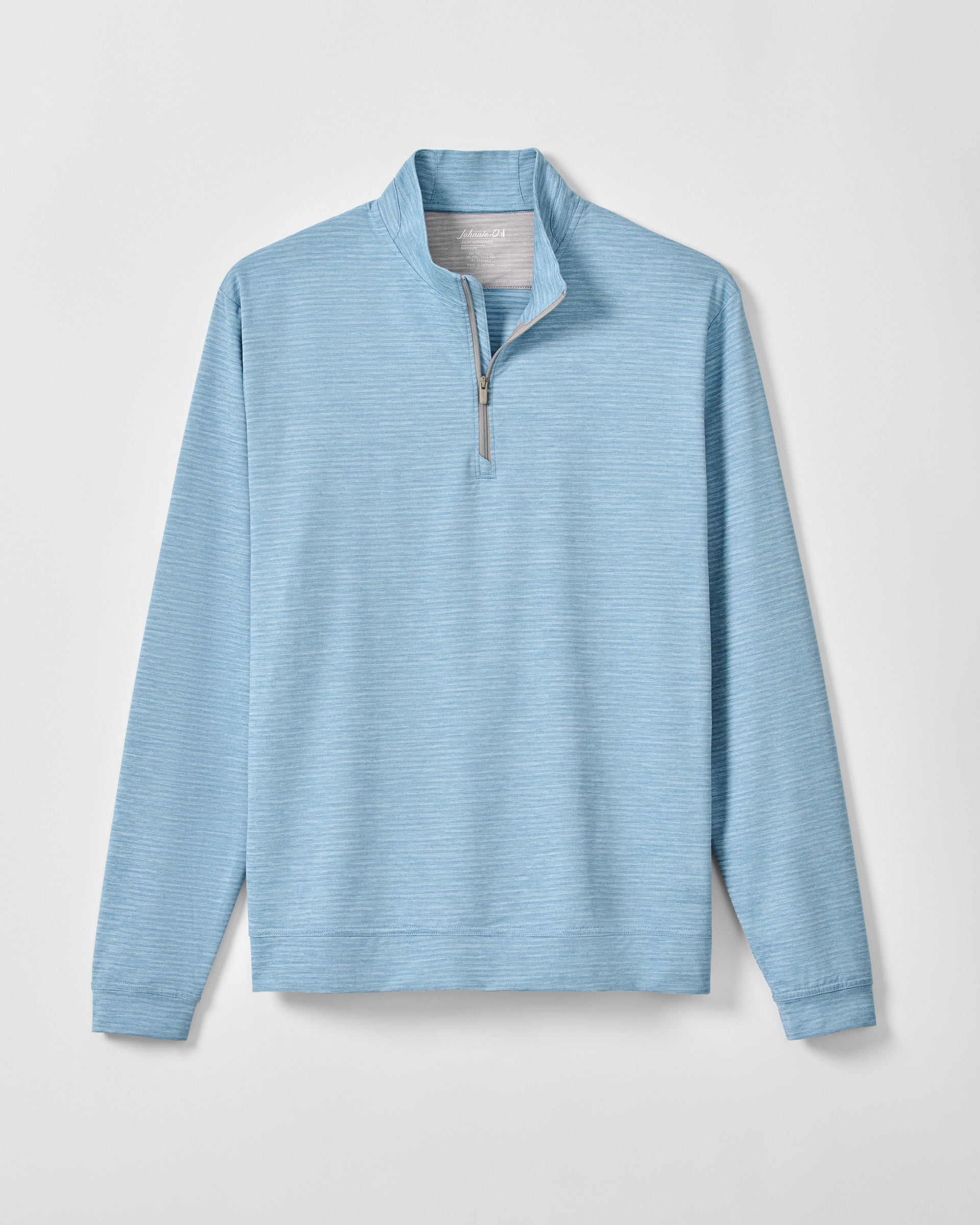 Johnnie-O Kanan Performance 1/4 Zip Pullover, Carbon Fiber