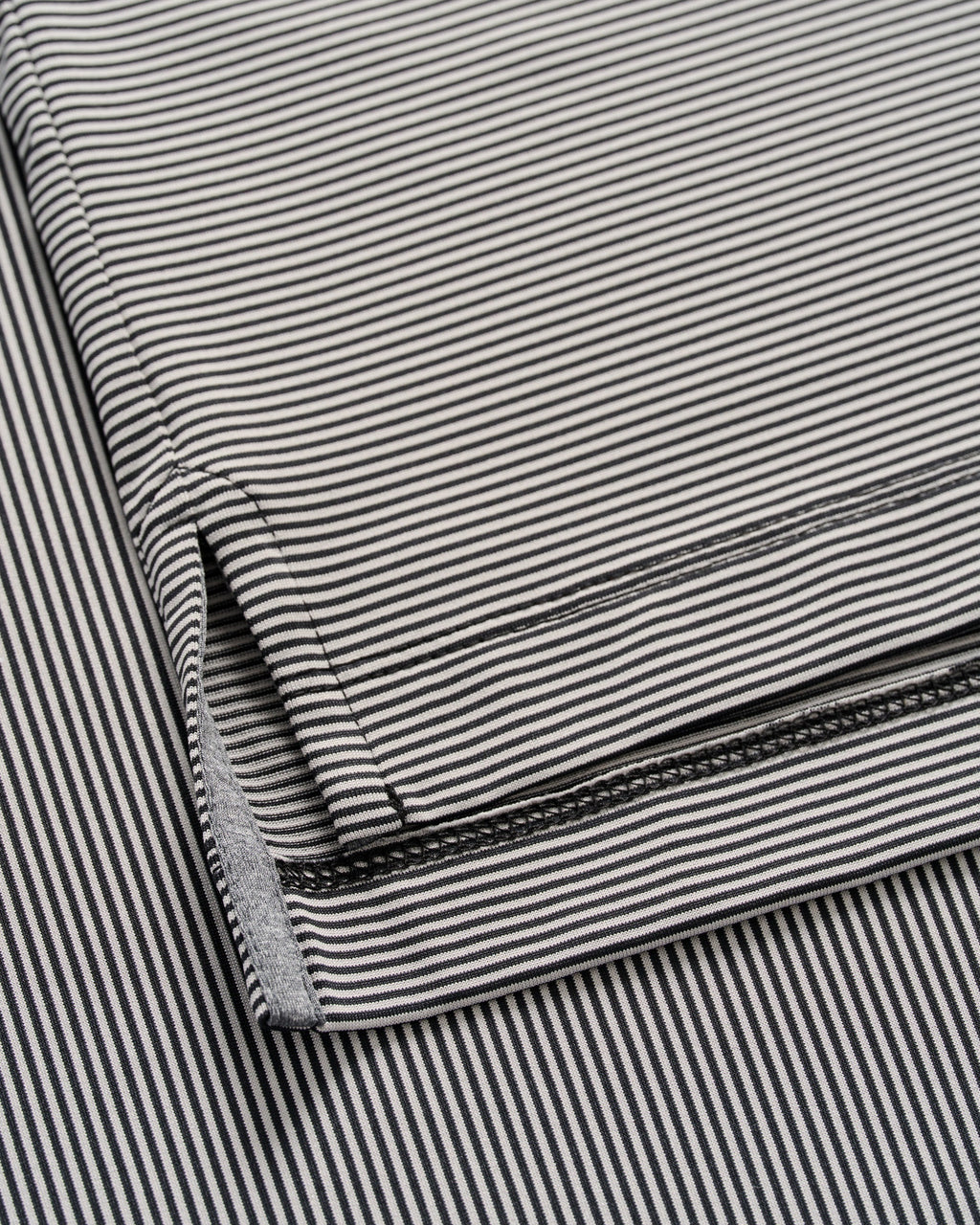 Johnnie-O Performance Jersey Polo - Lyndonn Stripe, Black Seal
