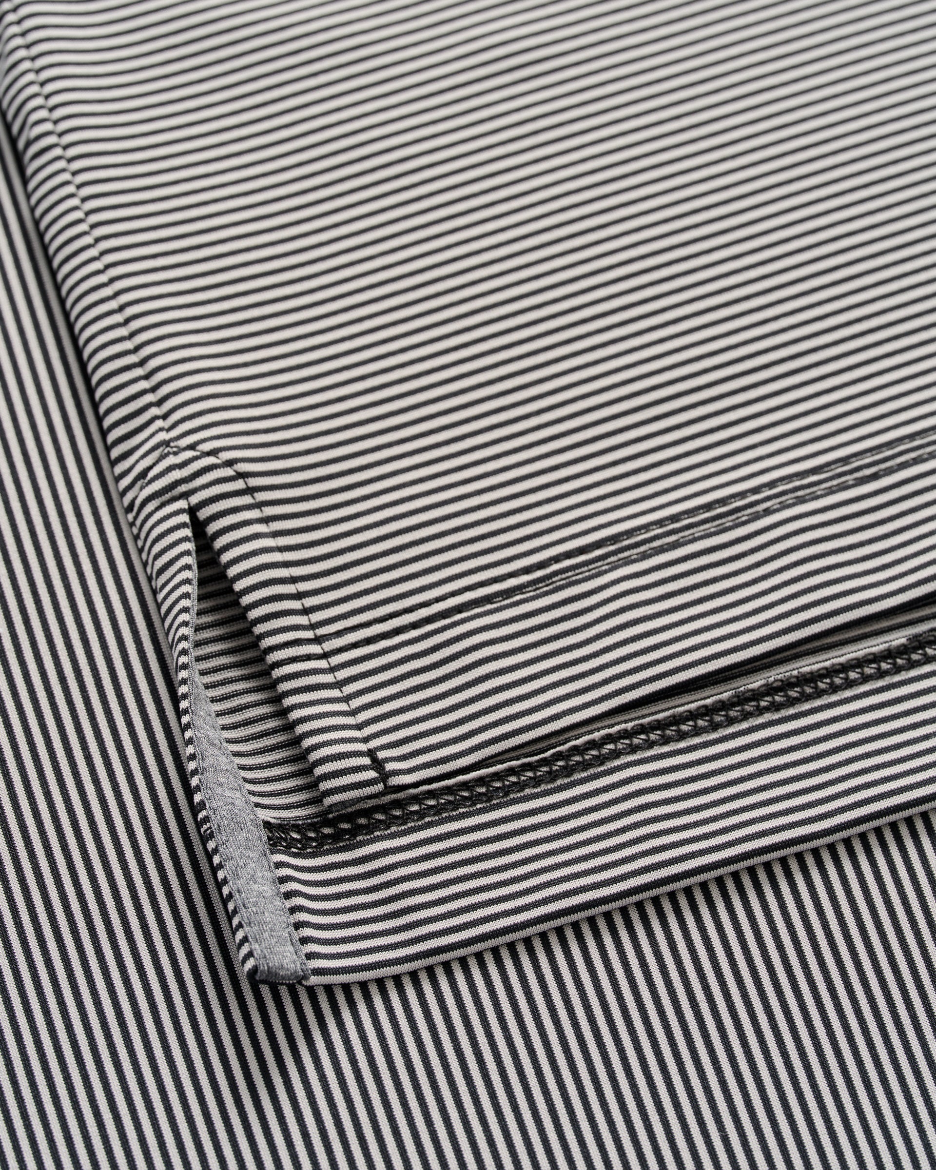 Johnnie-O Performance Jersey Polo - Lyndonn Stripe, Black Seal