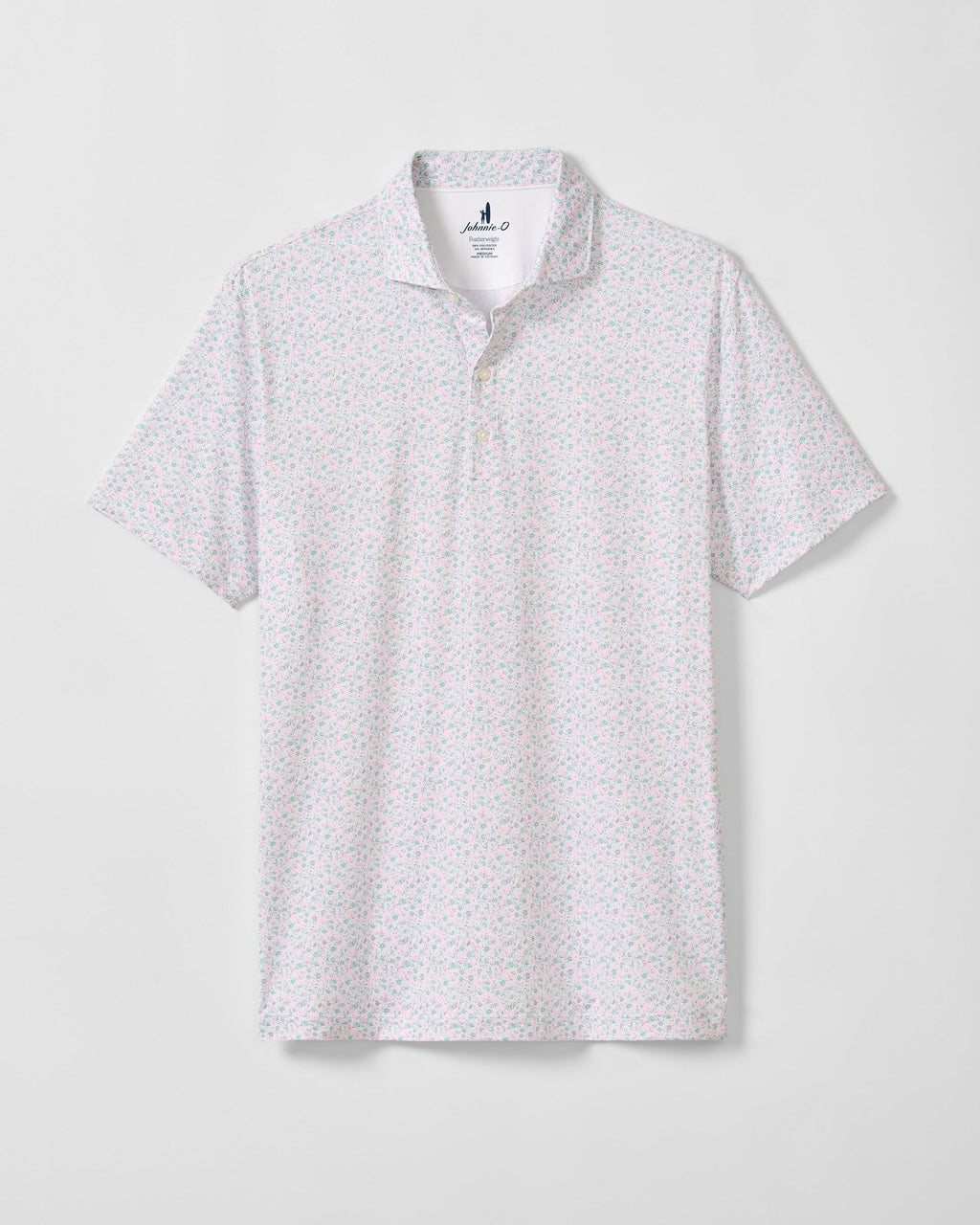 Johnnie-O Featherweight Performance Polo - Marietta, Cilantro