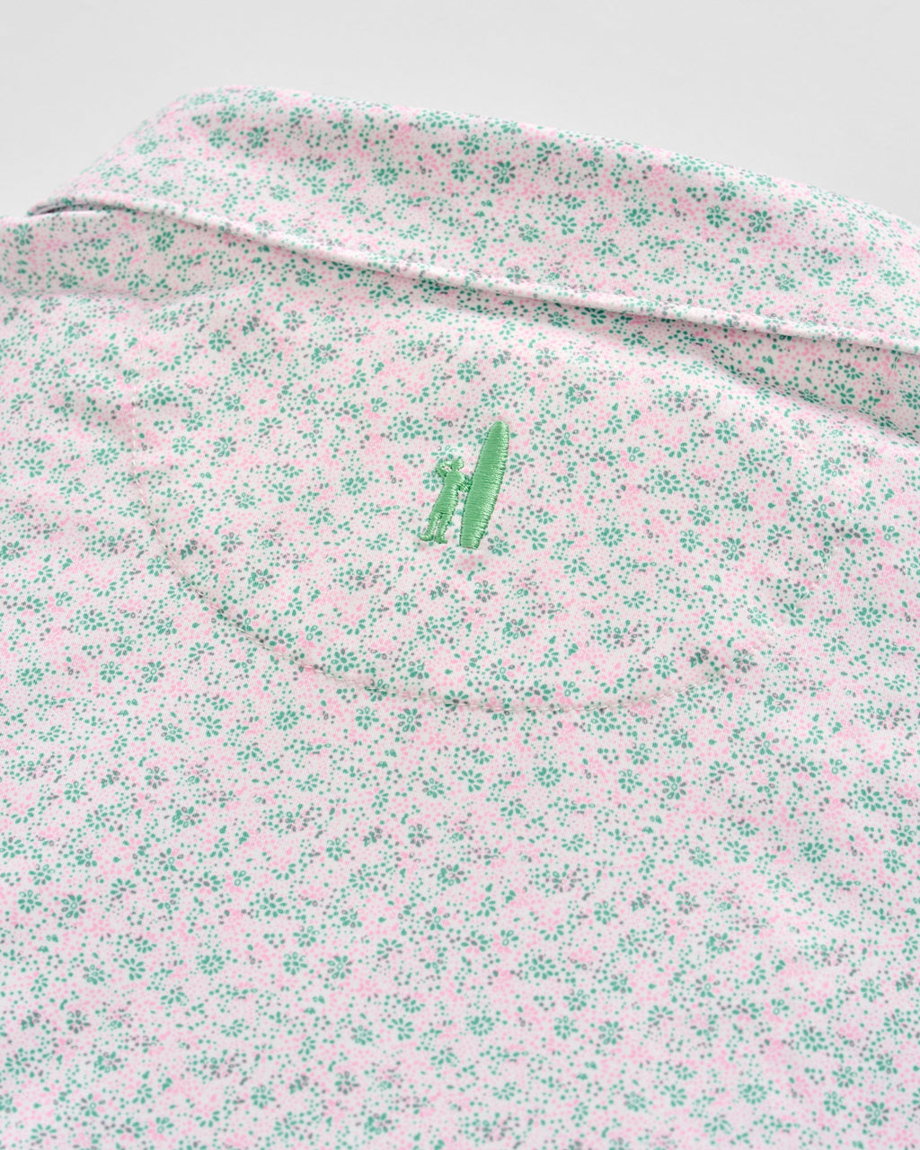 Johnnie-O Featherweight Performance Polo - Marietta, Cilantro