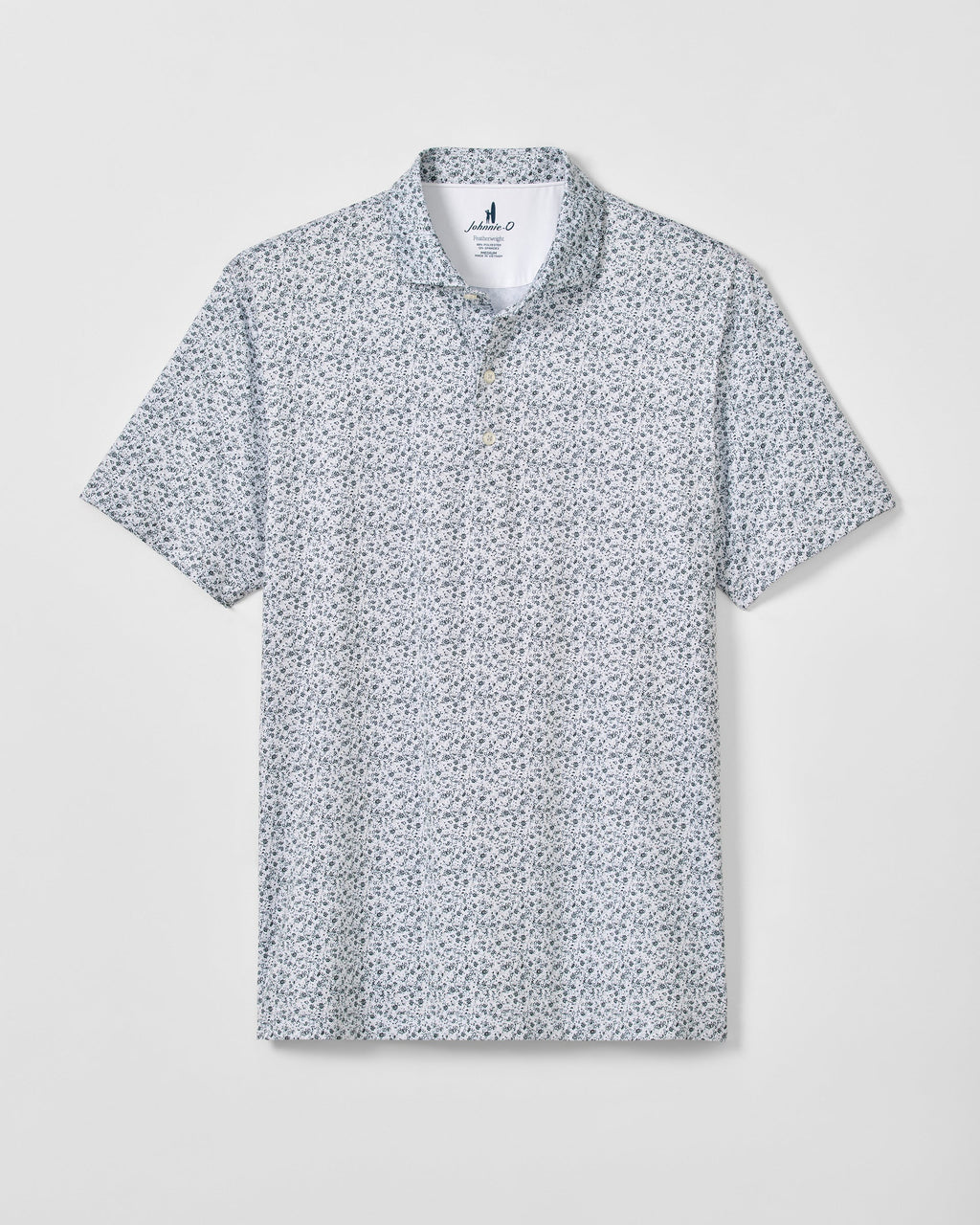 Johnnie-O Featherweight Performance Polo - Marietta, Heather Black
