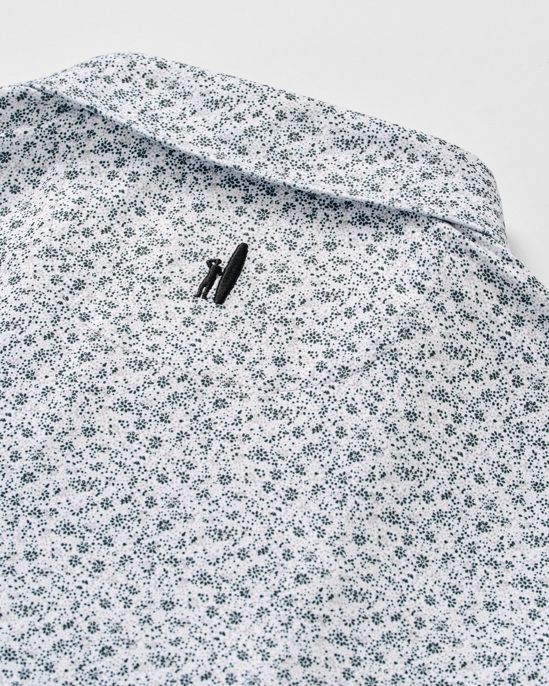 Johnnie-O Featherweight Performance Polo - Marietta, Heather Black
