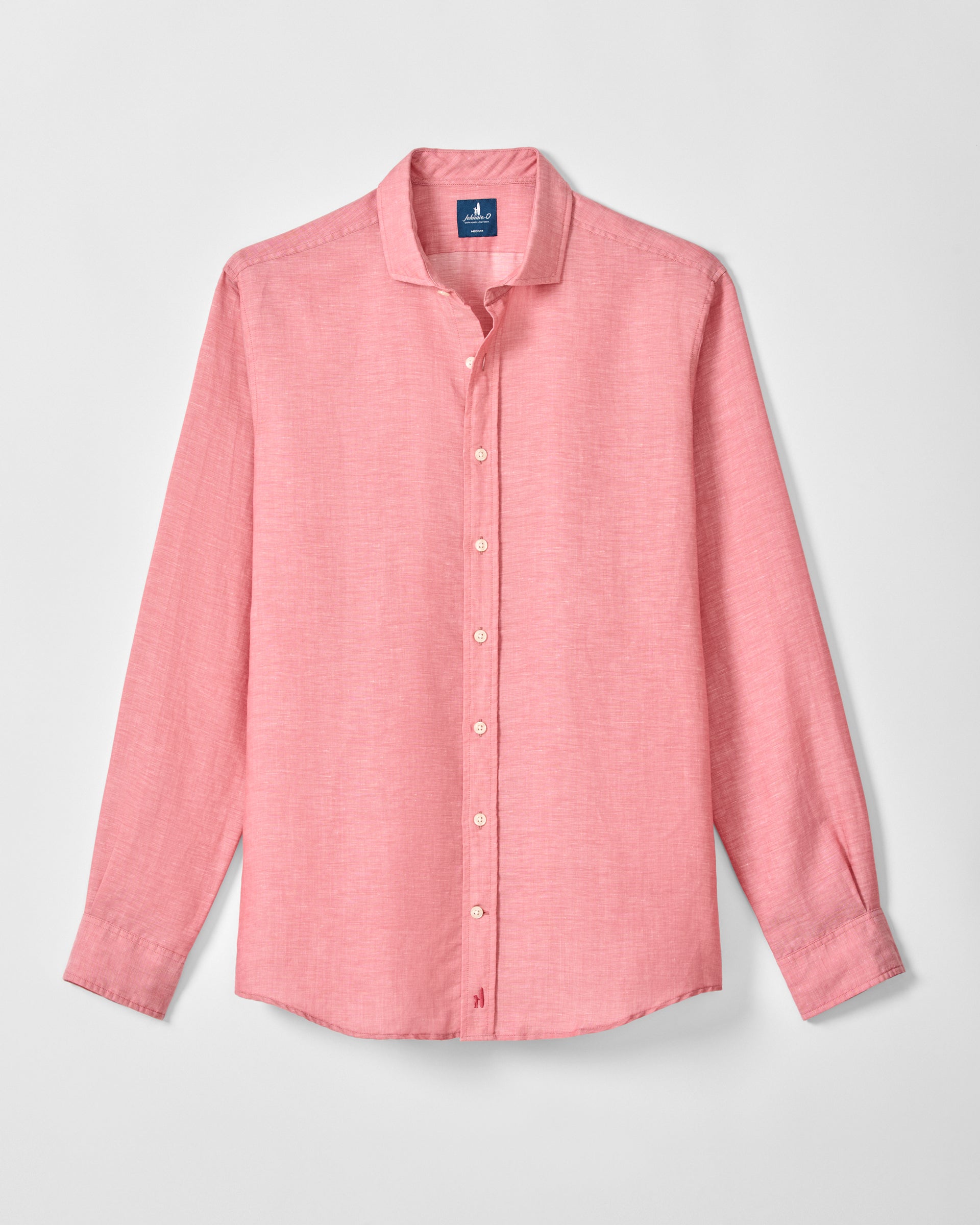 Johnnie-O Linen Button Down Shirt - McCarthy, Malibu Red
