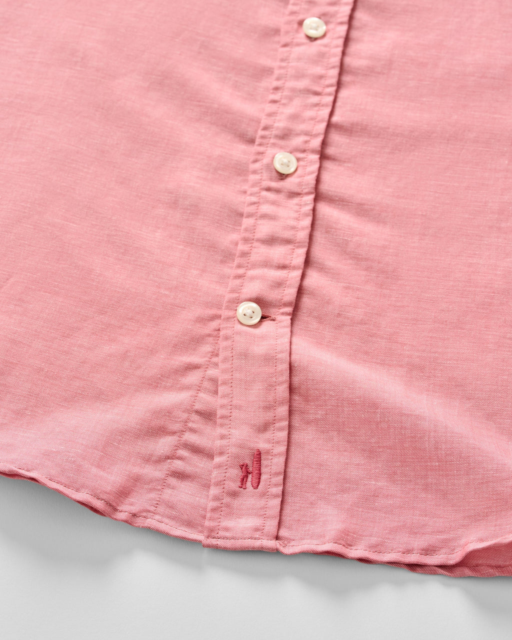 Johnnie-O Linen Button Down Shirt - McCarthy, Malibu Red