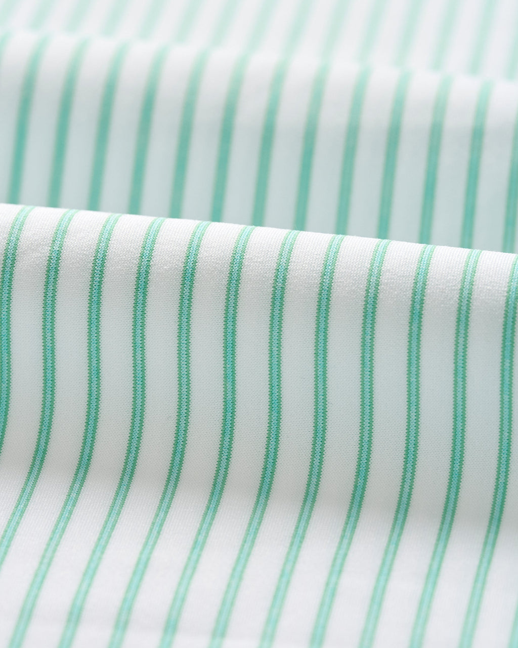 Johnnie-O Performance Jersey Polo - Michael Stripe, Cilantro