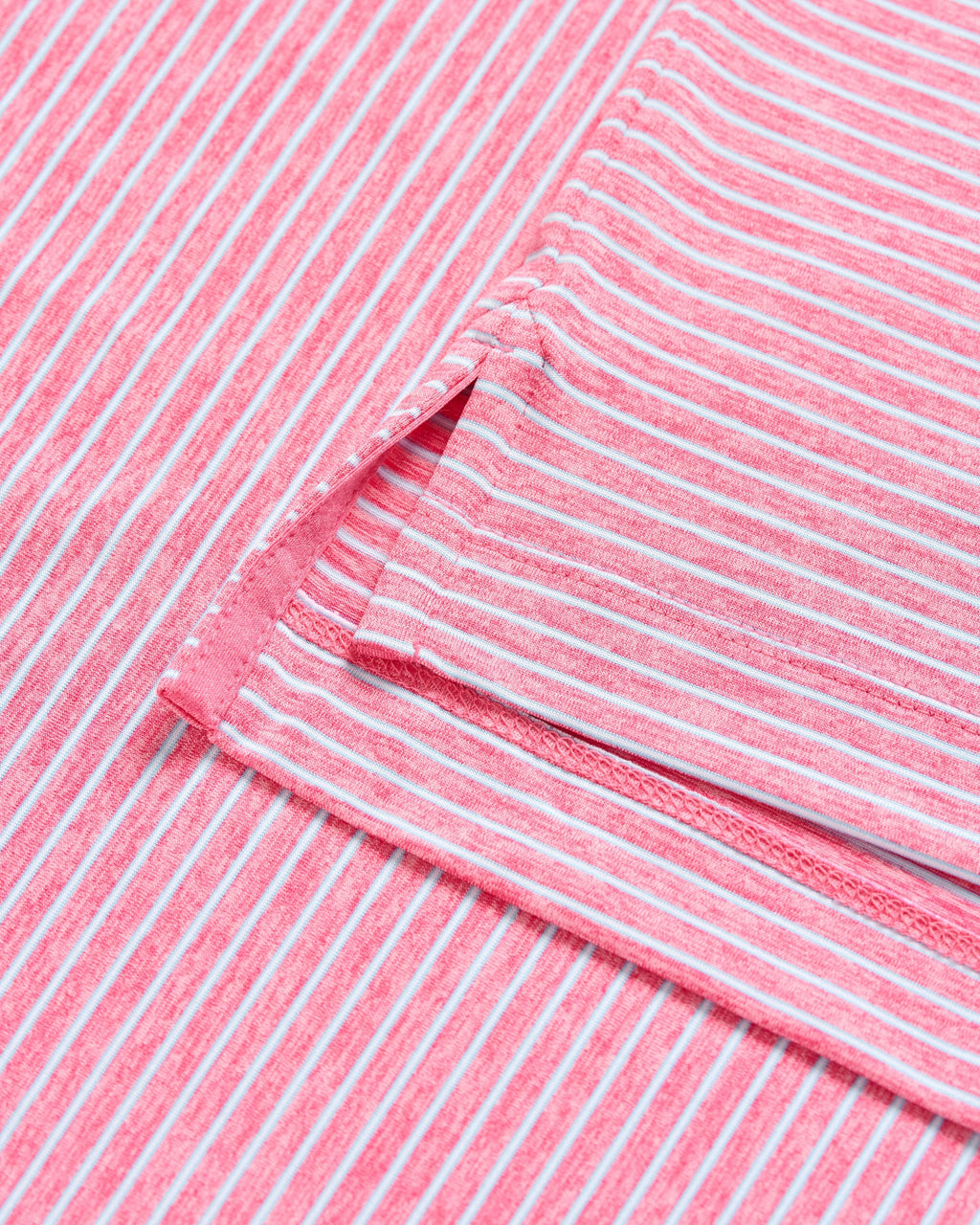 Johnnie-O Performance Jersey Polo - Michael Stripe, Punch